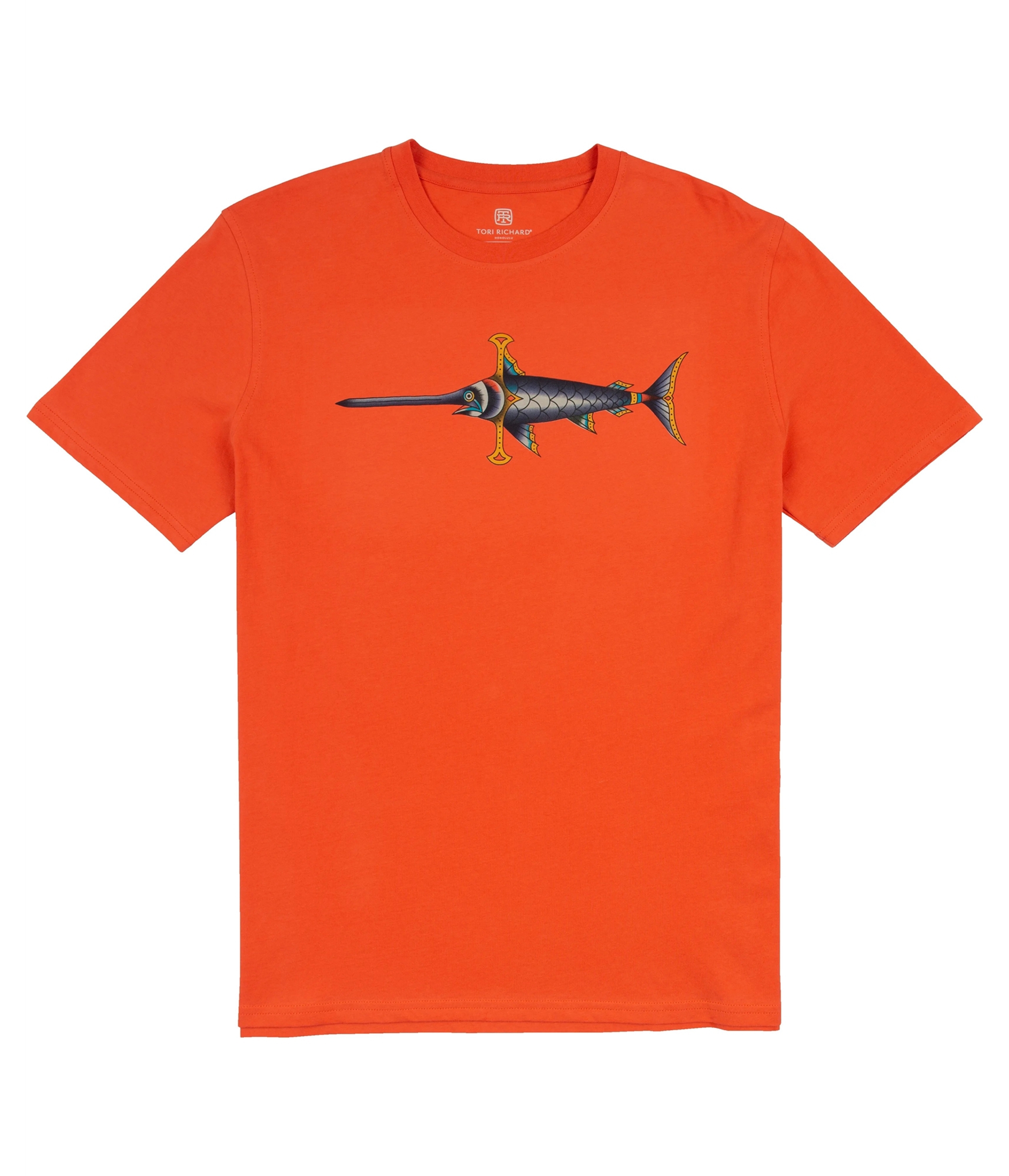 Мужская футболка с изображением рыбы-меча от Тори Ричард