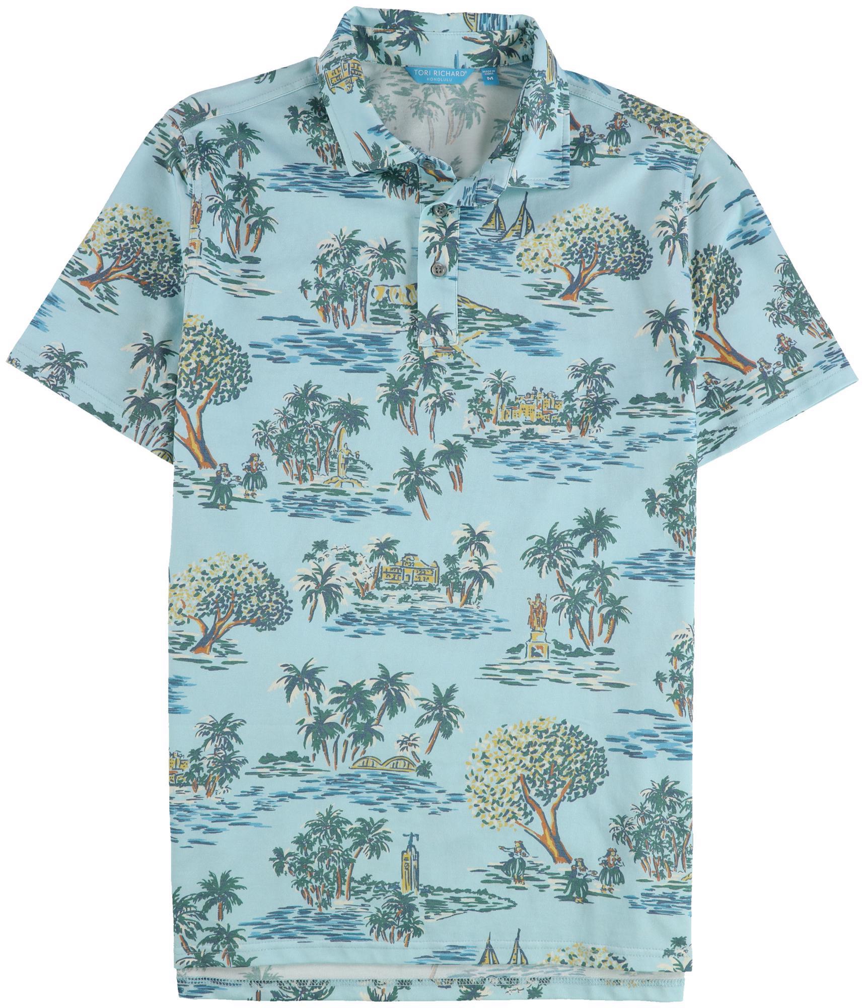 Мужская рубашка-поло Aloha Toile от Tori Richard