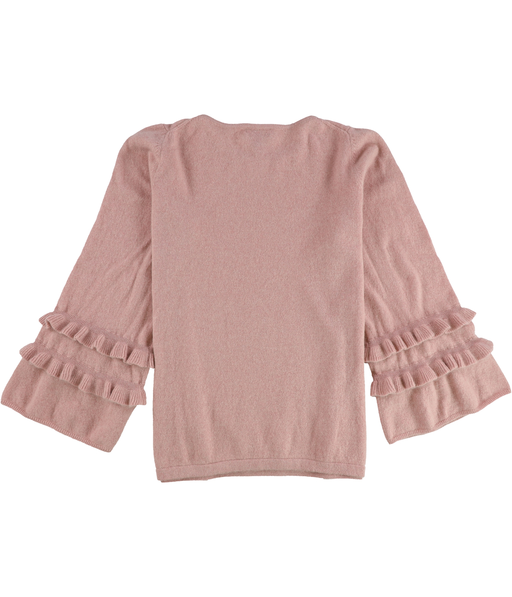 Charter Club Womens Ruffle Sleeve Pullover Sweater - Picture 3 of 3