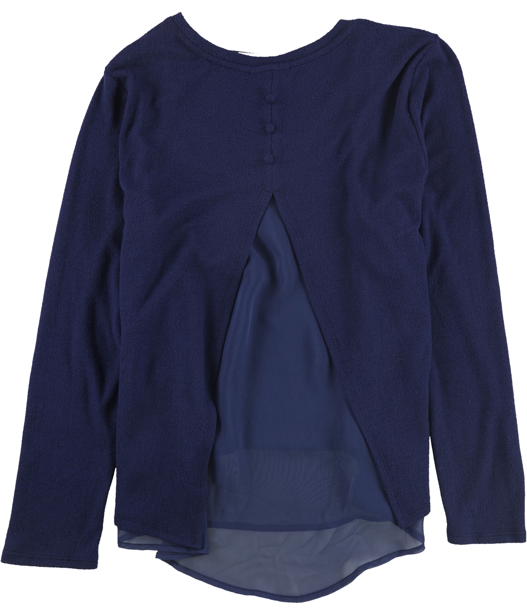 maison Jules Womens Layered Look Pullover Blouse - Picture 3 of 4