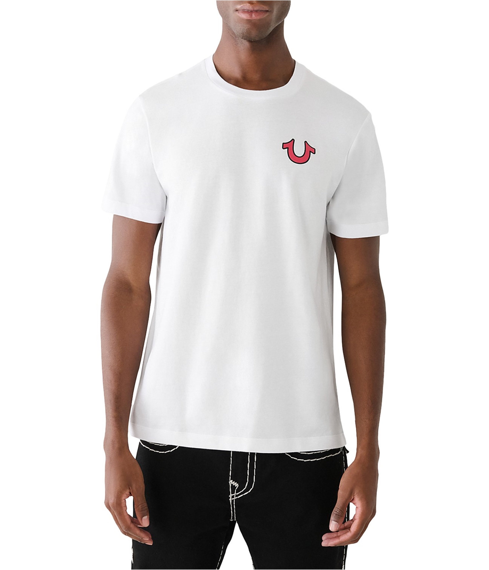 Мужская футболка True Religion с изображением Будды белая 2XL 4290₽