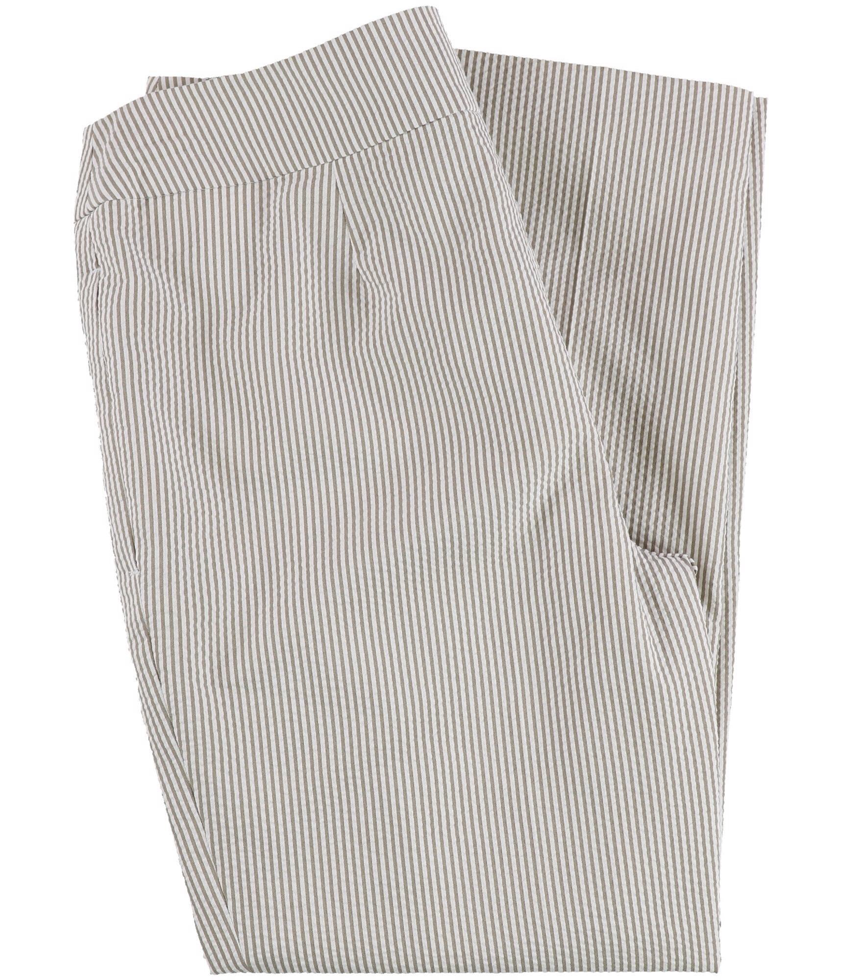 Kasper Womens Seersucker Stripe Casual Trouser Pants - Imagen 3 de 5