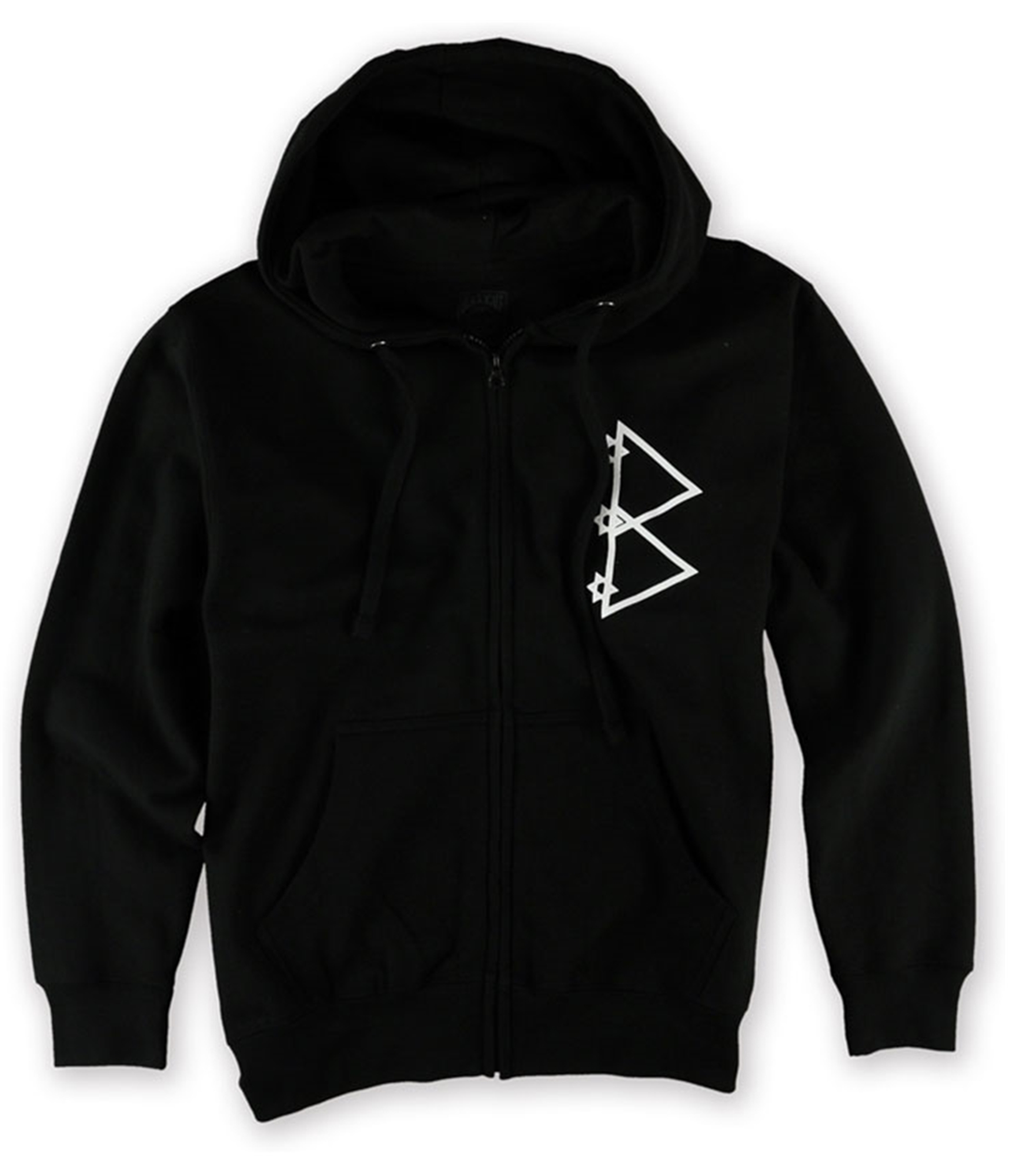 Мужская толстовка с капюшоном Pyrex Vision на молнии Black Scale Mens