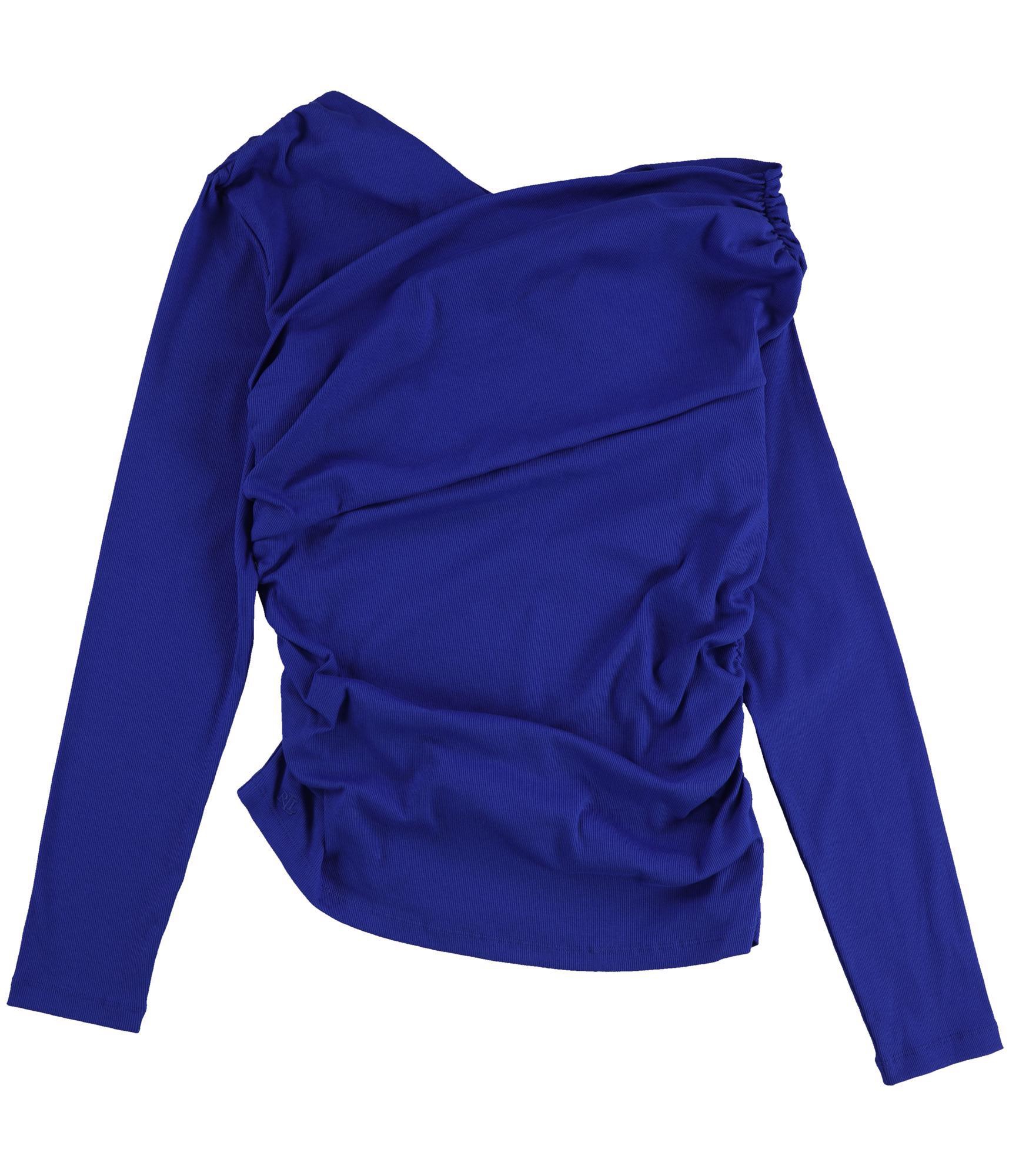 Ralph Lauren Womens Asymmetrical Pullover Blouse