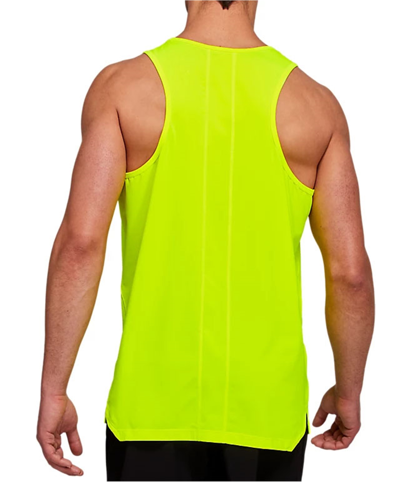 ASICS Mens LA Run Singlet Tank Top, Yellow, X-Large | eBay