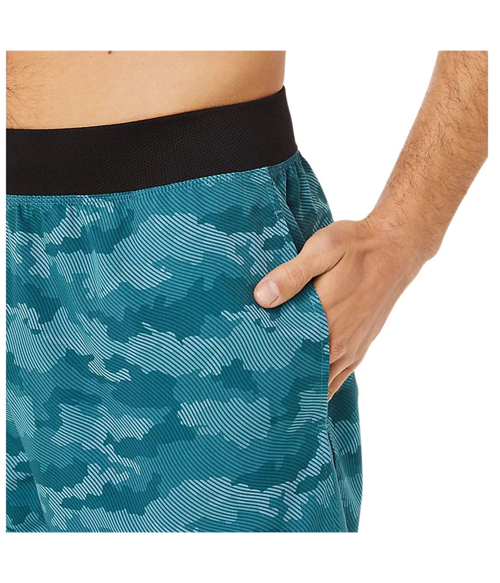 ASICS Mens Mixer Athletic Workout Shorts - Picture 11 of 13