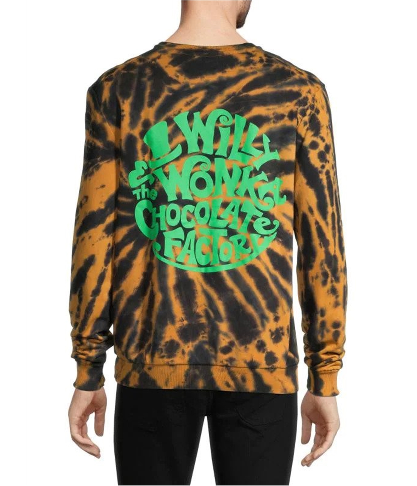 Elevenparis Mens Knit Tie Dye Pullover Sweatshirt - Picture 3 of 9
