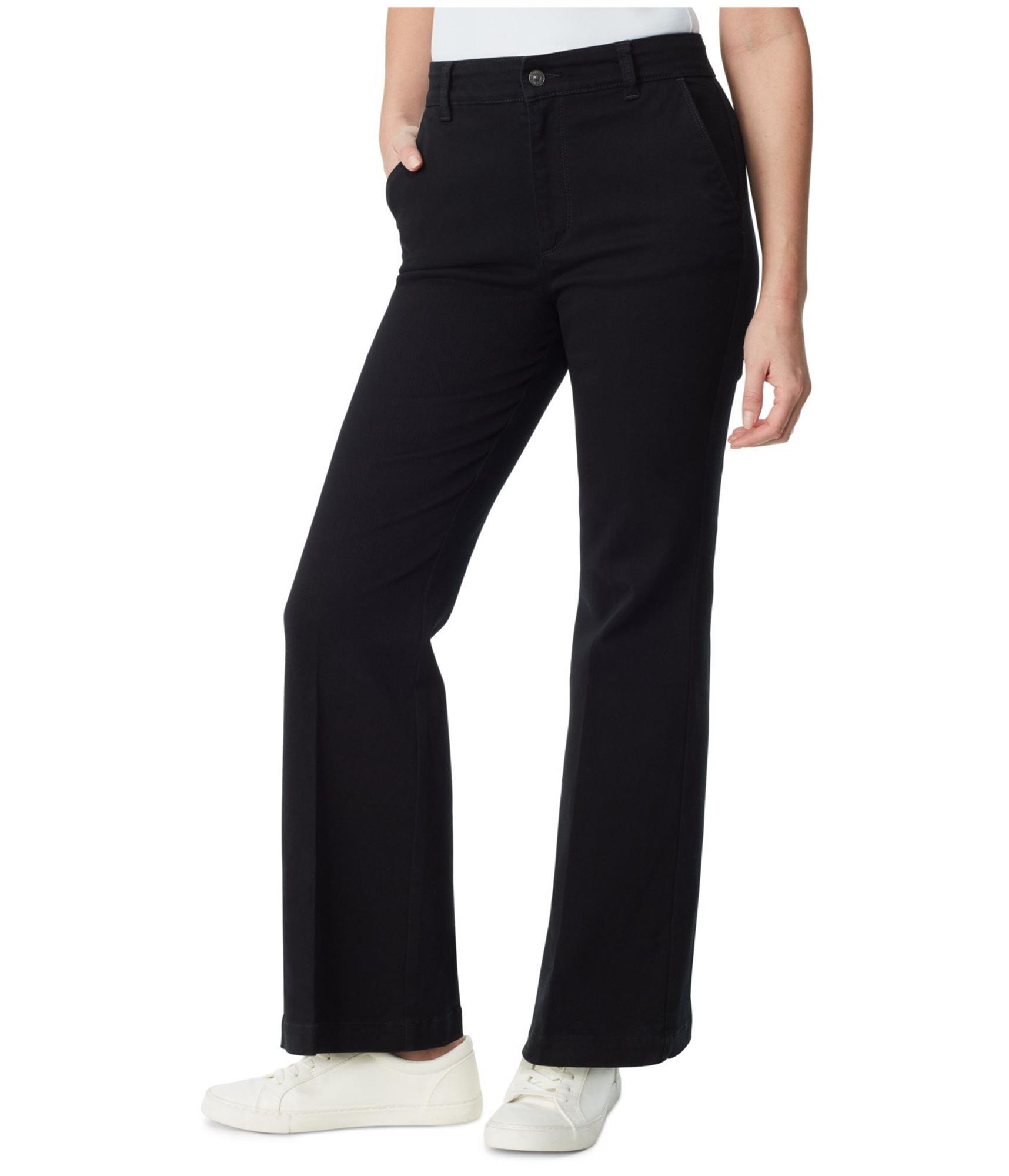 Gloria Vanderbilt Womens Solid Casual Trouser Pants