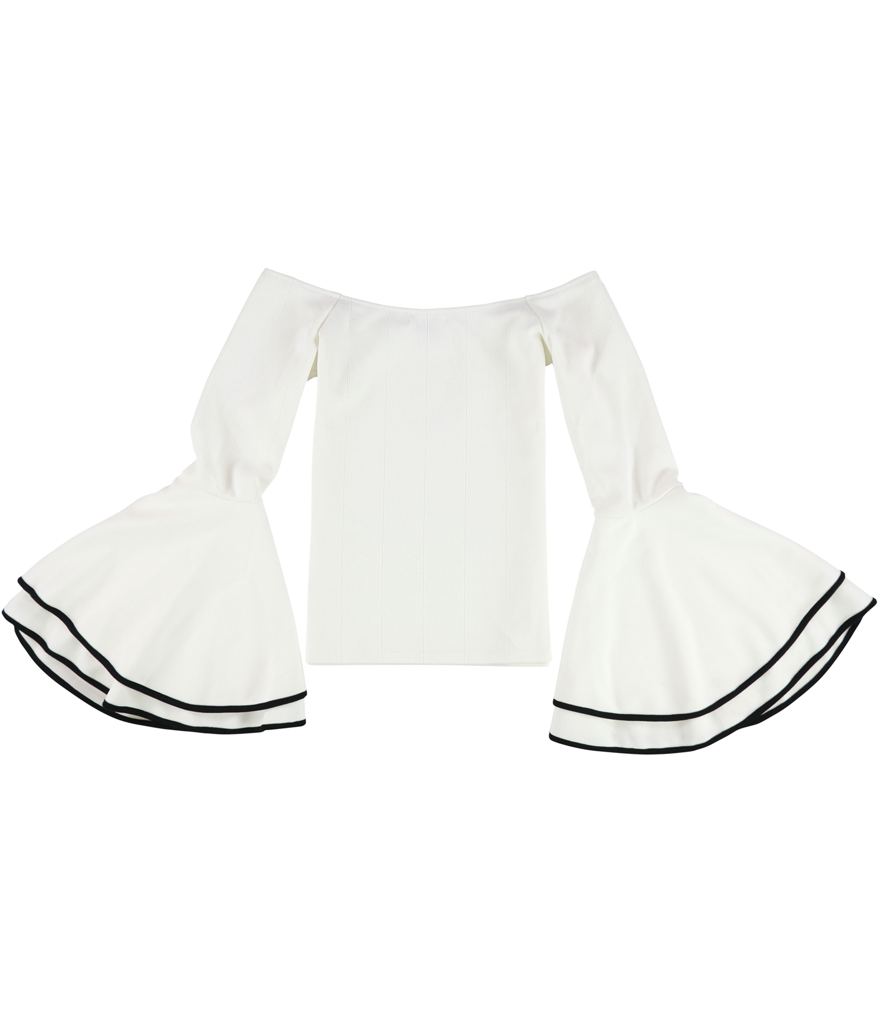 bar III Womens Textured Knit Blouse 768594254963 - Picture 4 of 4