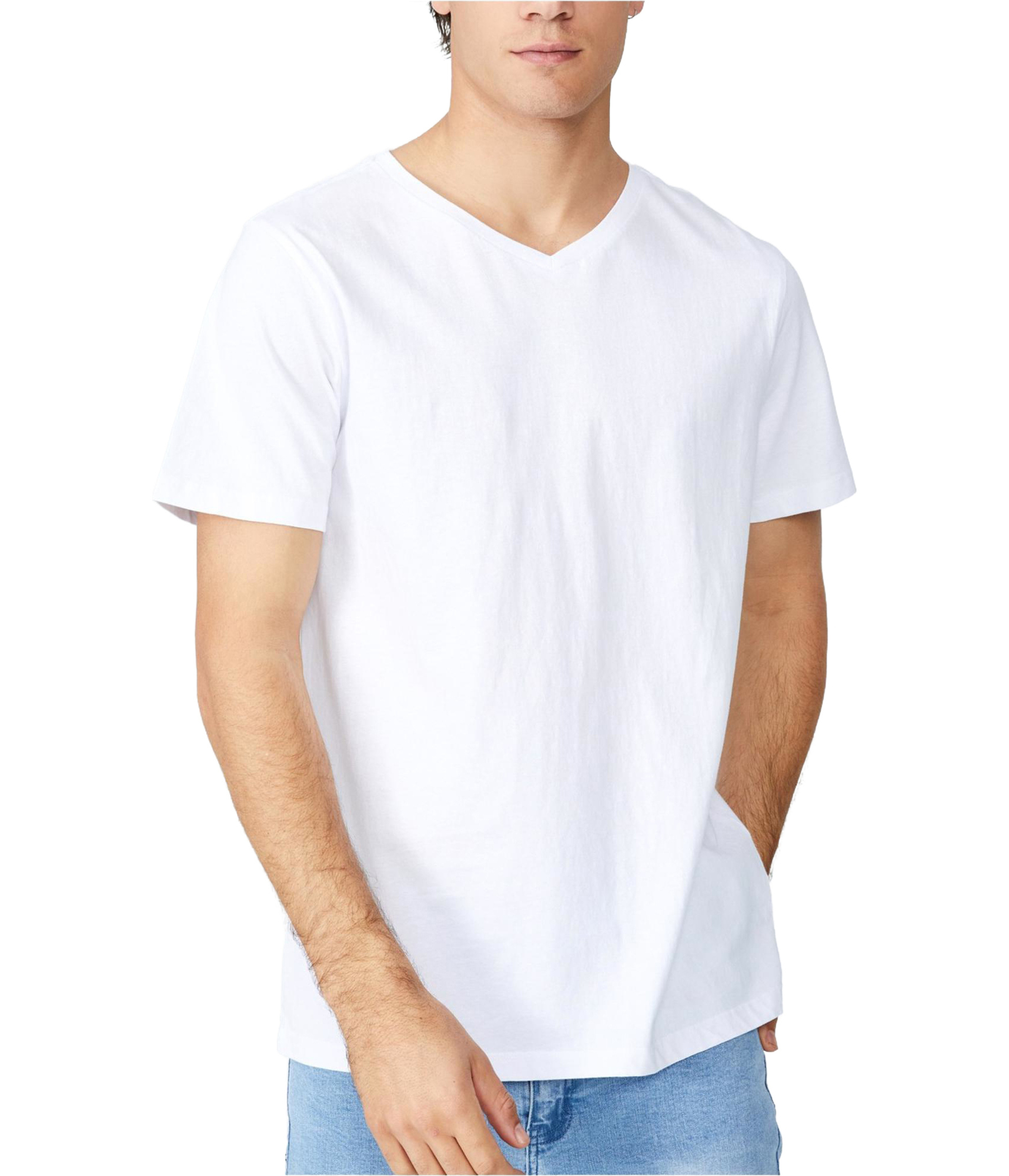 Мужская органическая базовая футболка из хлопка Белая XX-Large 2890₽