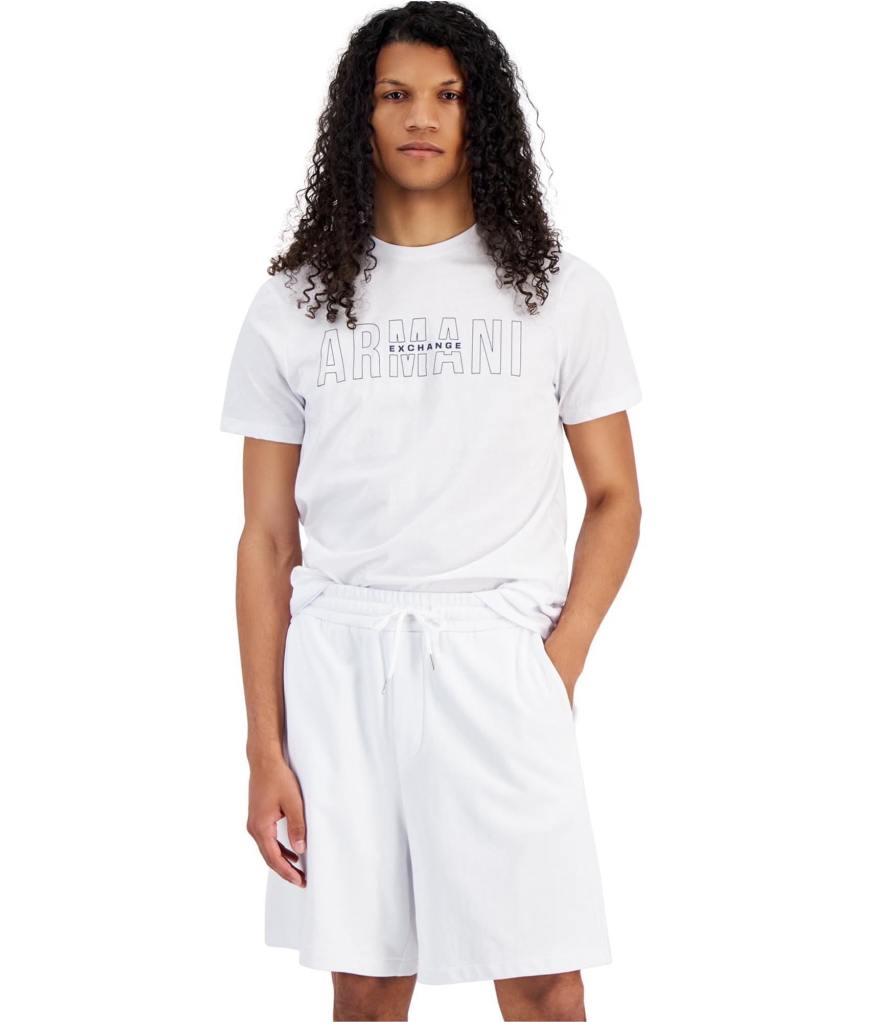 Повседневные шорты-бермуды на шнурке с логотипом Armani для мужчин 10990₽