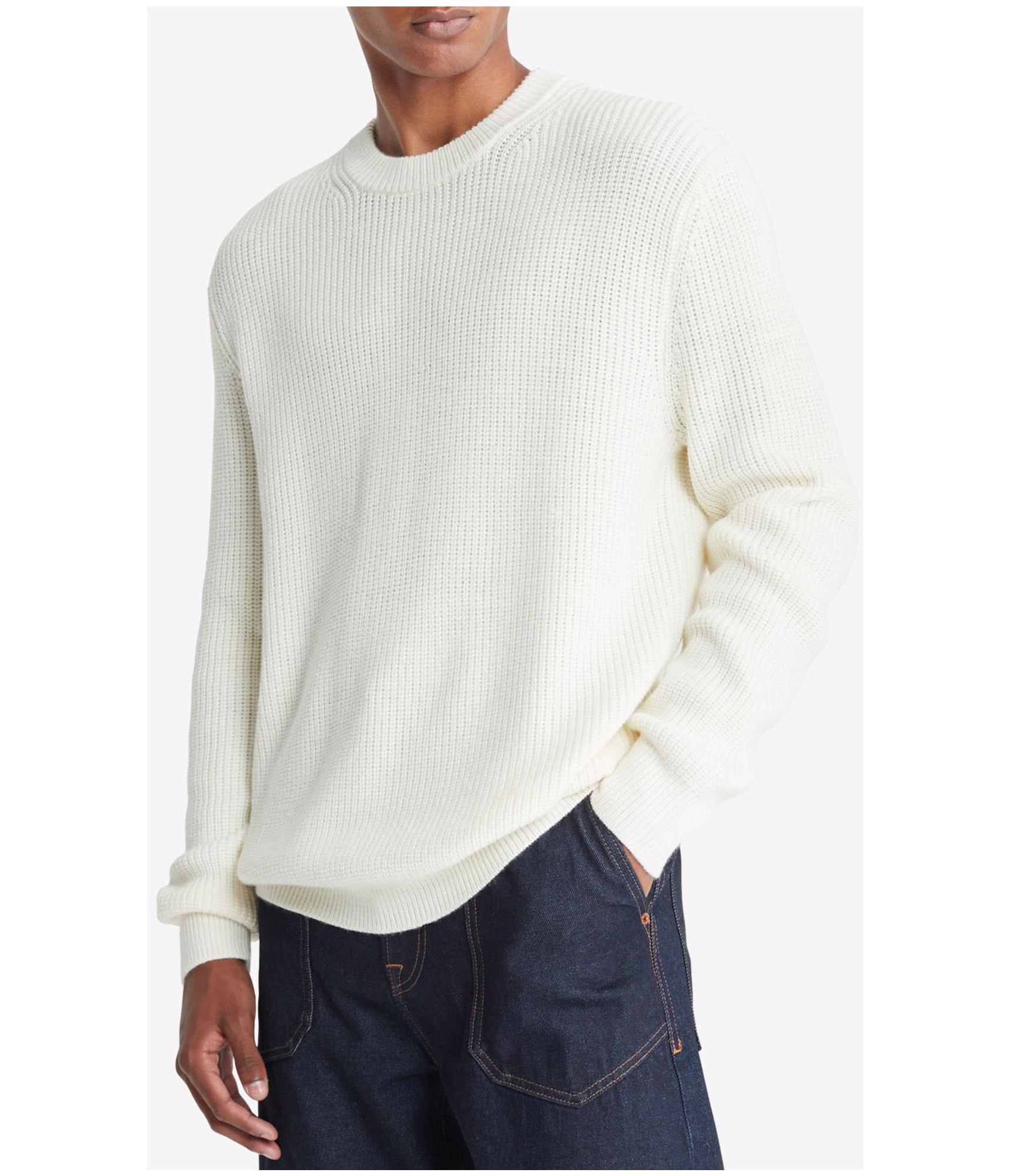 Calvin Klein Mens Ribbed Collar Knit Sweater - Picture 2 of 2