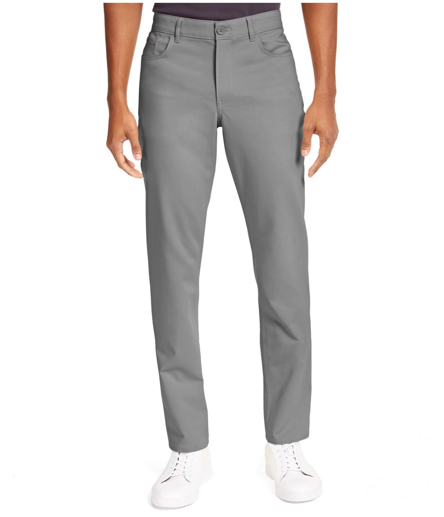 Повседневные брючные брюки Calvin Klein Mens Move 365 Slim Fit Performance Stretch