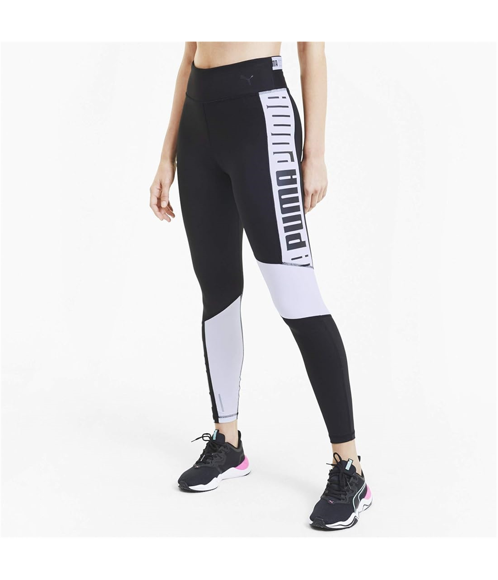 Puma Womens Training 7/8 Tights Yoga Pants, Black, Medium