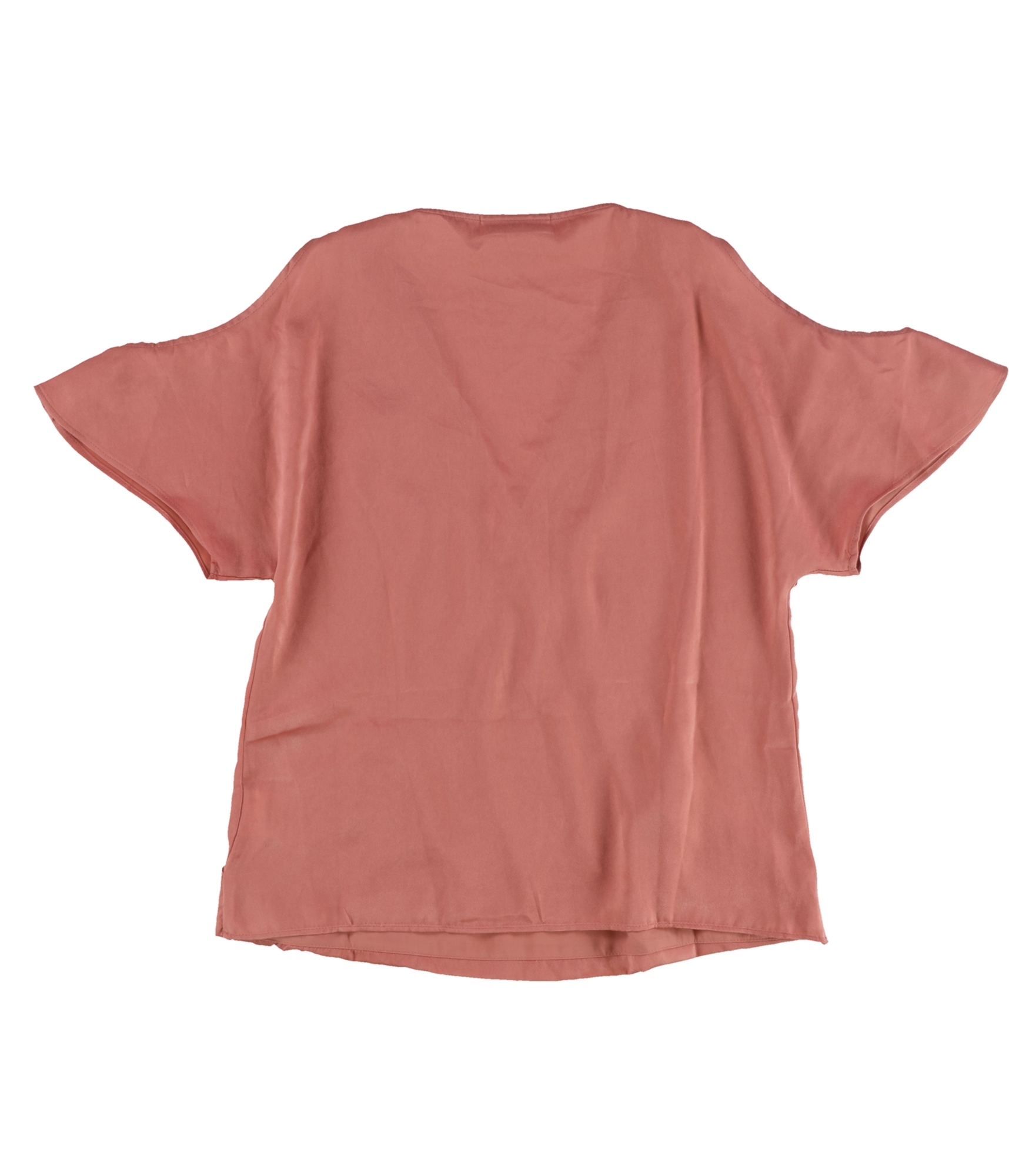 bar III Womens Draped Knit Blouse, bronzedrose, M - Picture 3 of 11