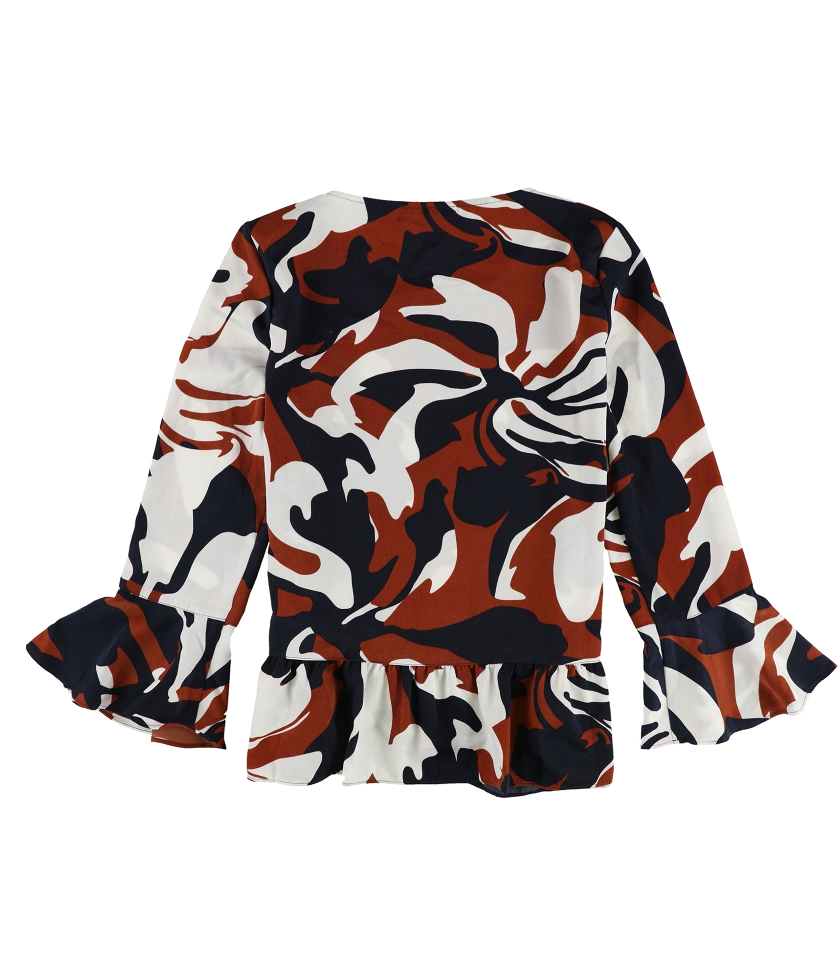 bar III Womens Ruffled Knit Blouse - Picture 3 of 9