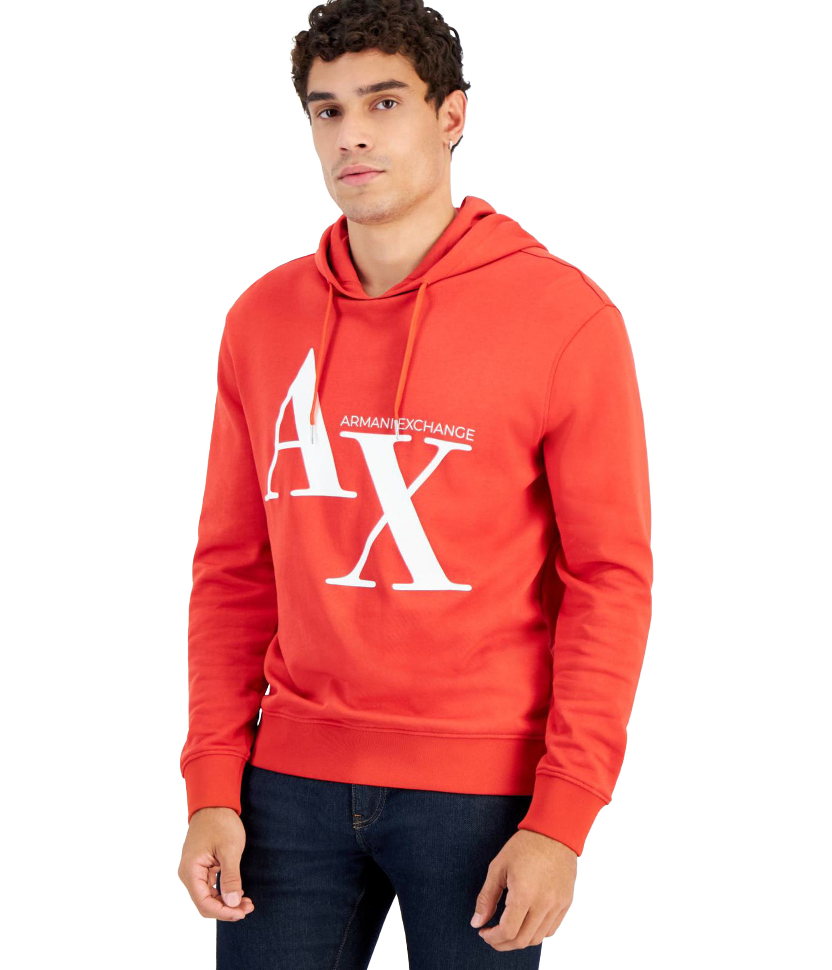 Мужской пуловер Armani с капюшоном Толстовка