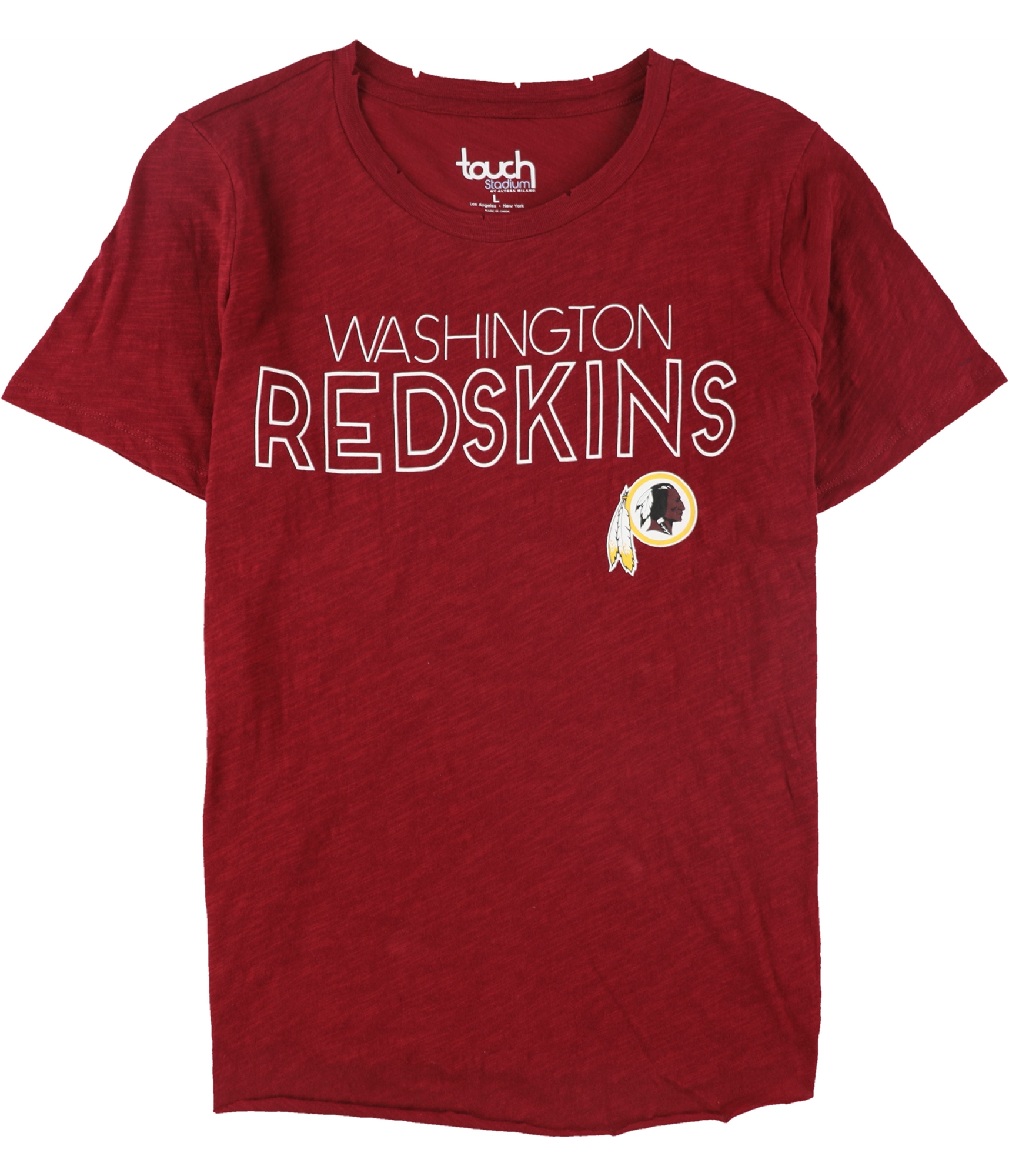 Футболка с потертым рисунком Touch Womens NFL Redskins