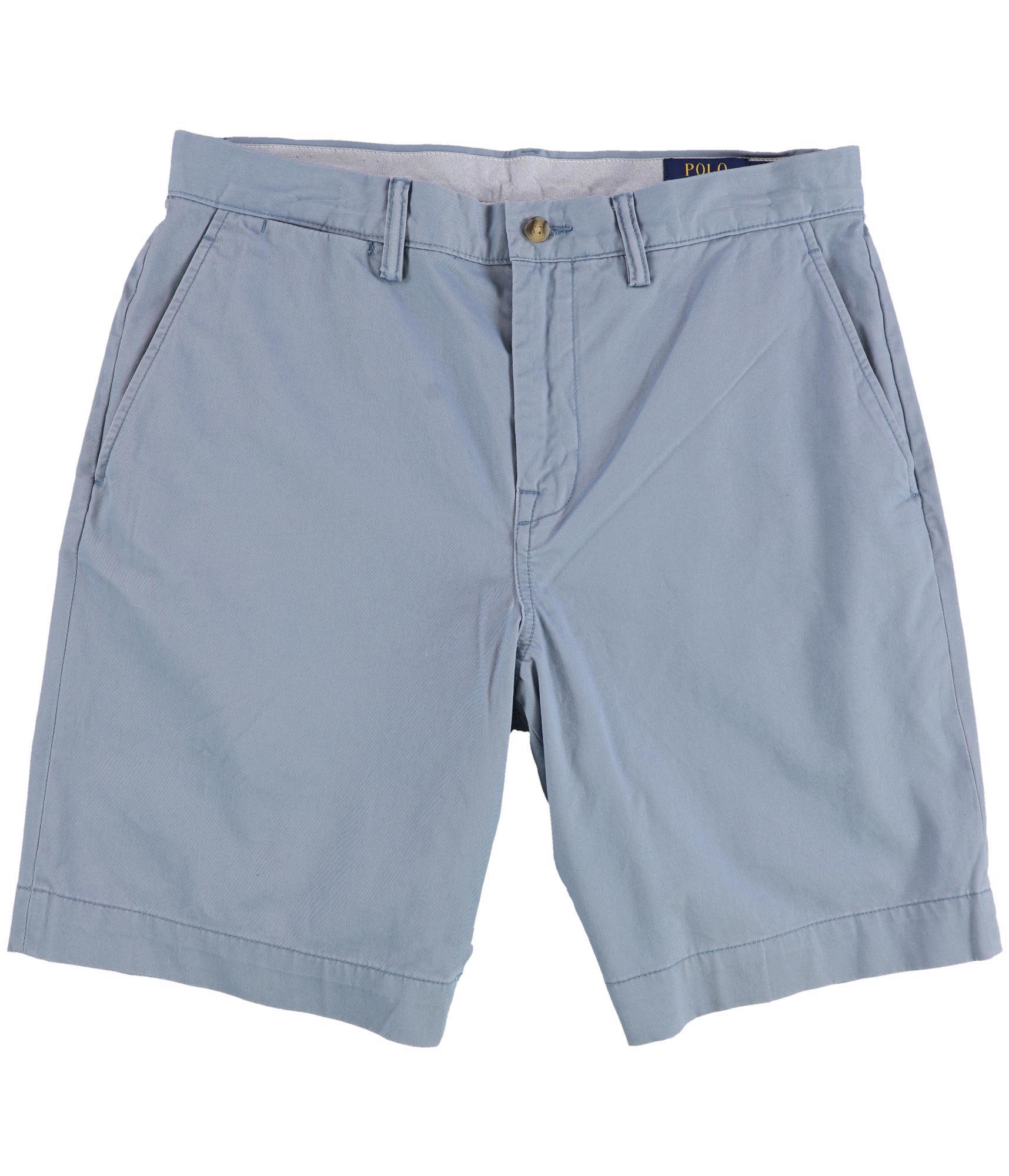 Мужские эластичные повседневные шорты-чино классического кроя Ralph Lauren синие 32 8490₽