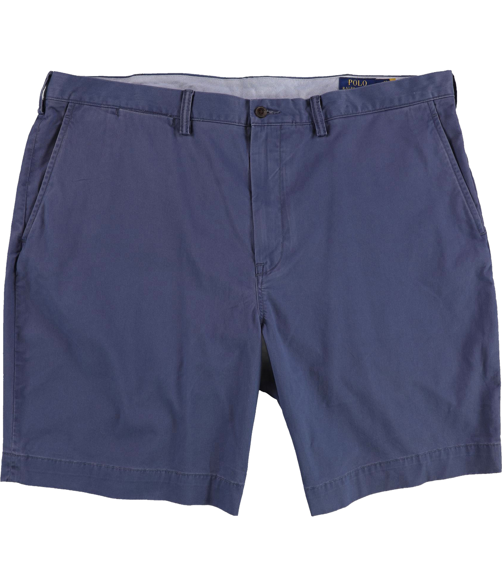 Повседневные хлопковые шорты-бермуды классического покроя от Ralph Lauren синие 42 9590₽
