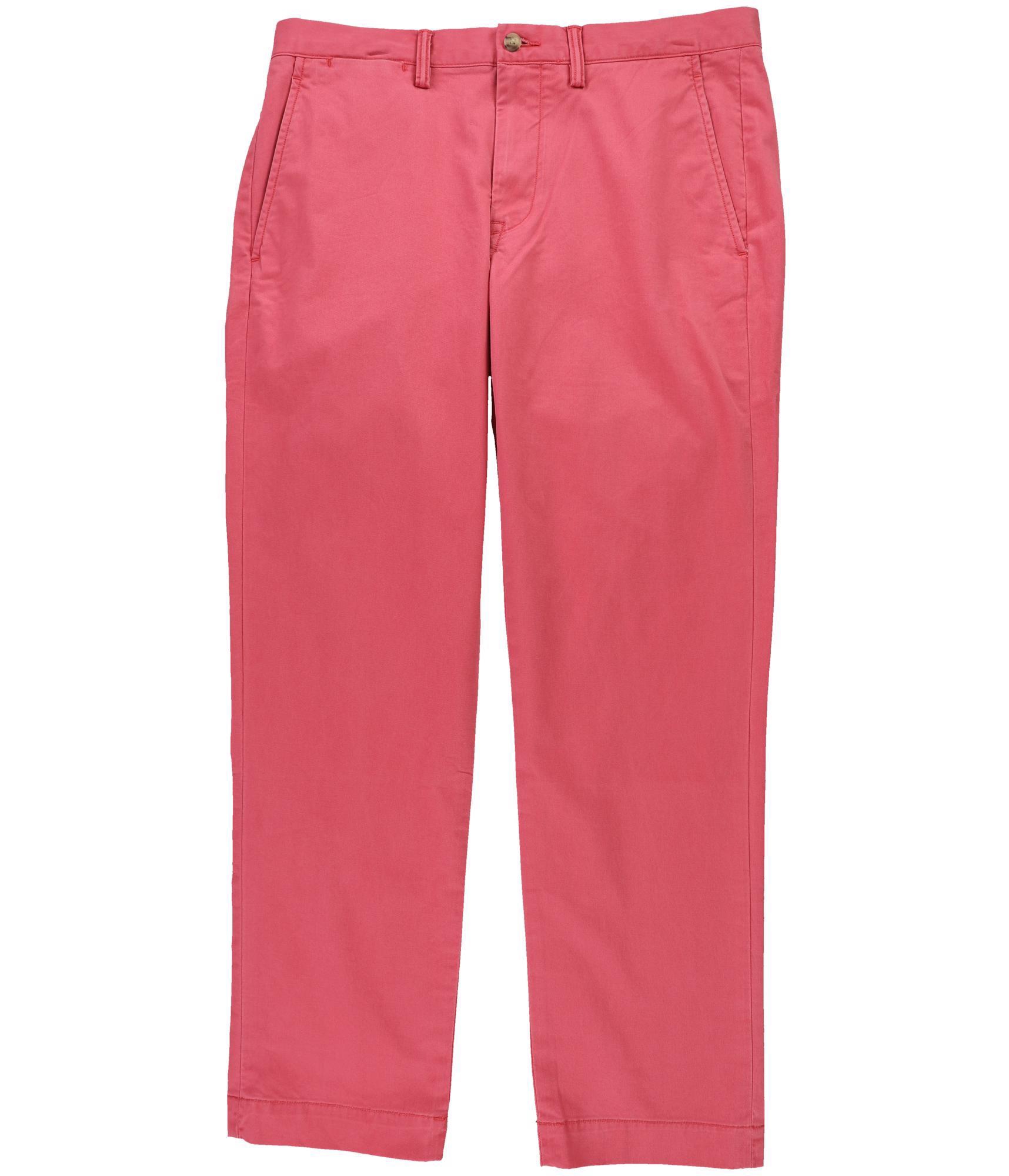Ralph Lauren Mens Straight Fit Washed Stretch Casual Chino Pants