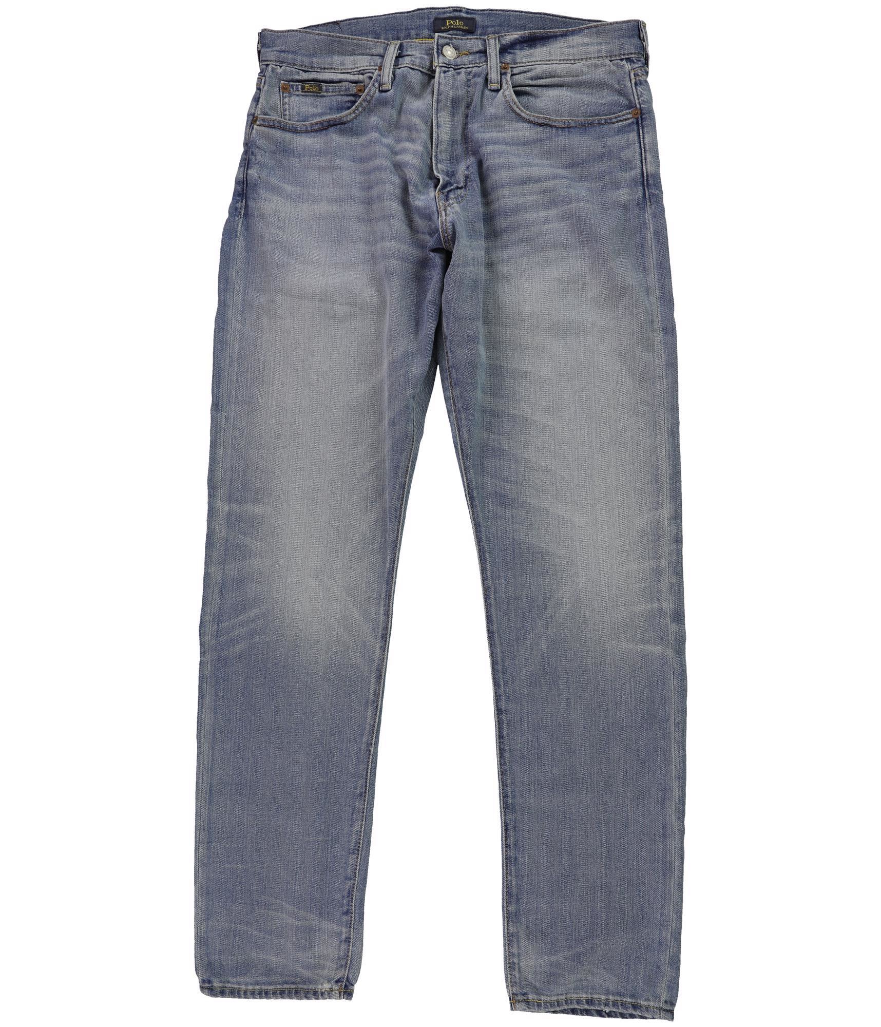 Мужские джинсы-стрейч Ralph Lauren Parkside Active Taper синие 33 ВТ x 32 л 13690₽