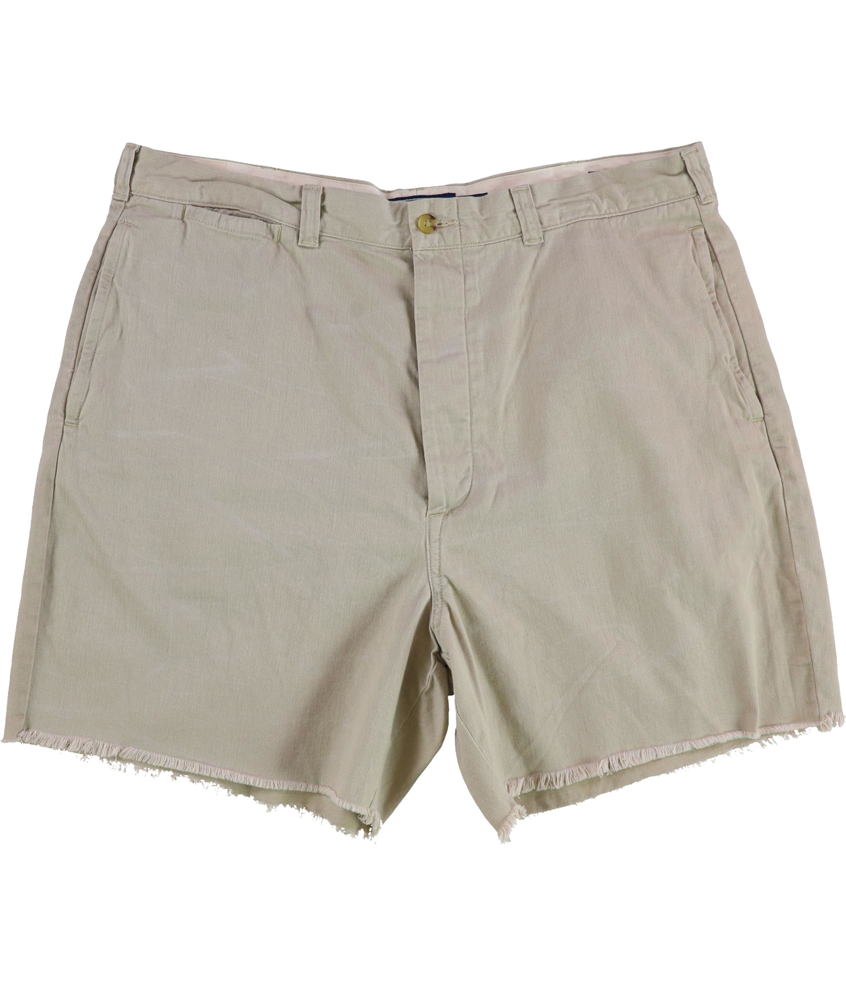 Повседневные мужские шорты-чино Ralph Lauren с потертым низом бежевый 38 18290₽