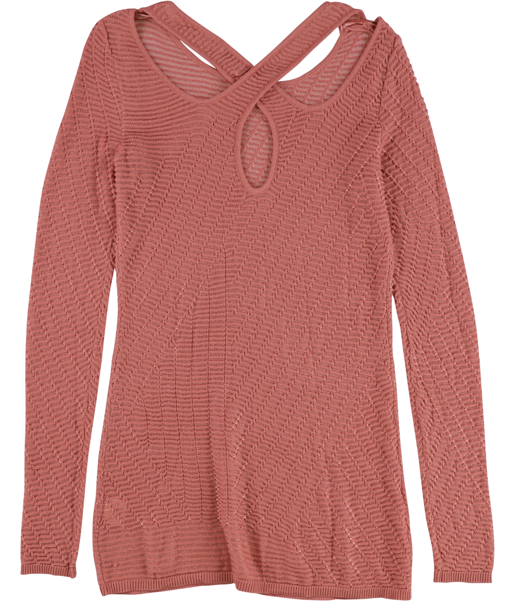 bar III Womens Cross-Back Tunic Pullover Sweater - Picture 2 of 4