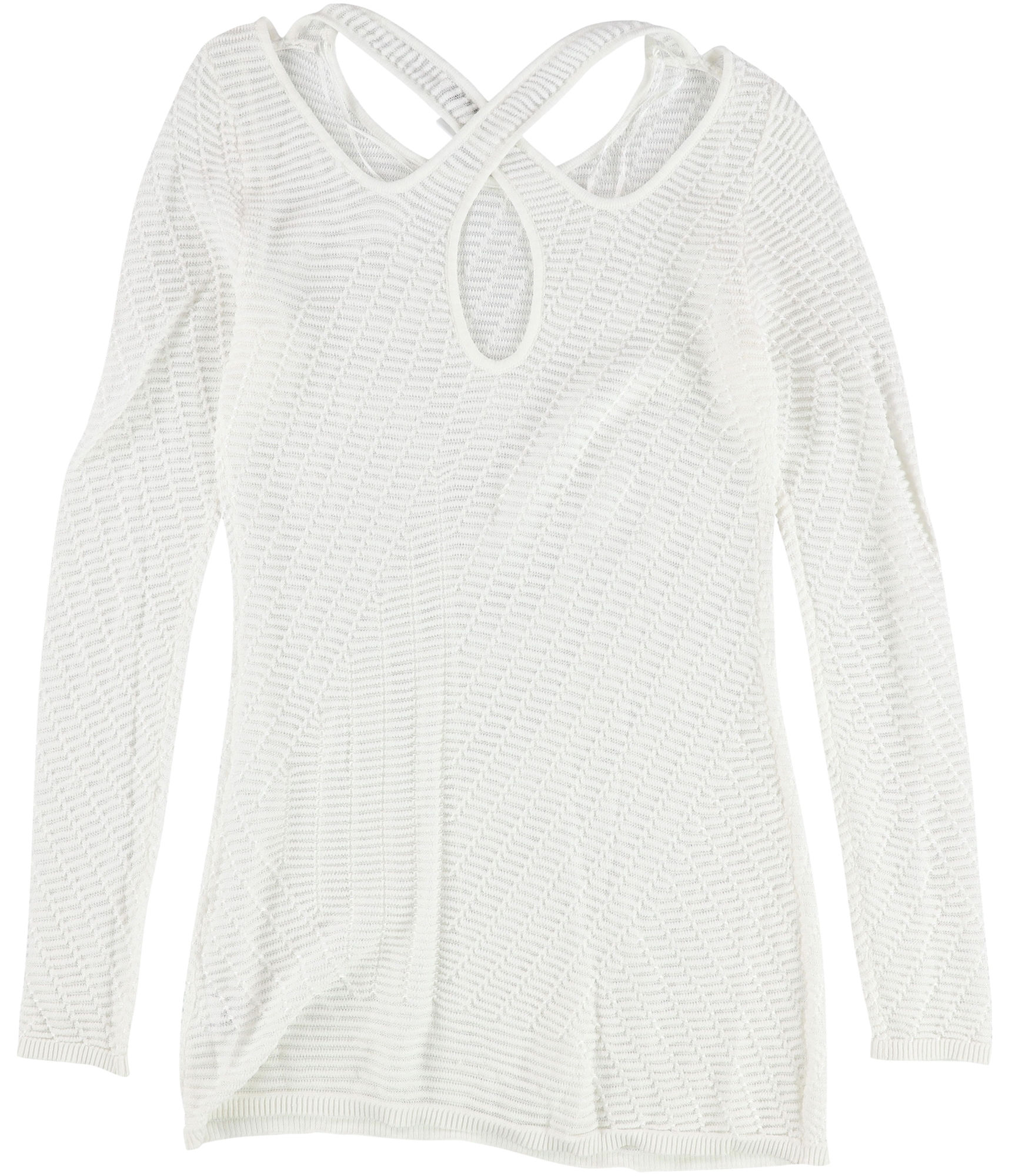bar III Womens Cross-Back Tunic Pullover Sweater - Picture 4 of 4