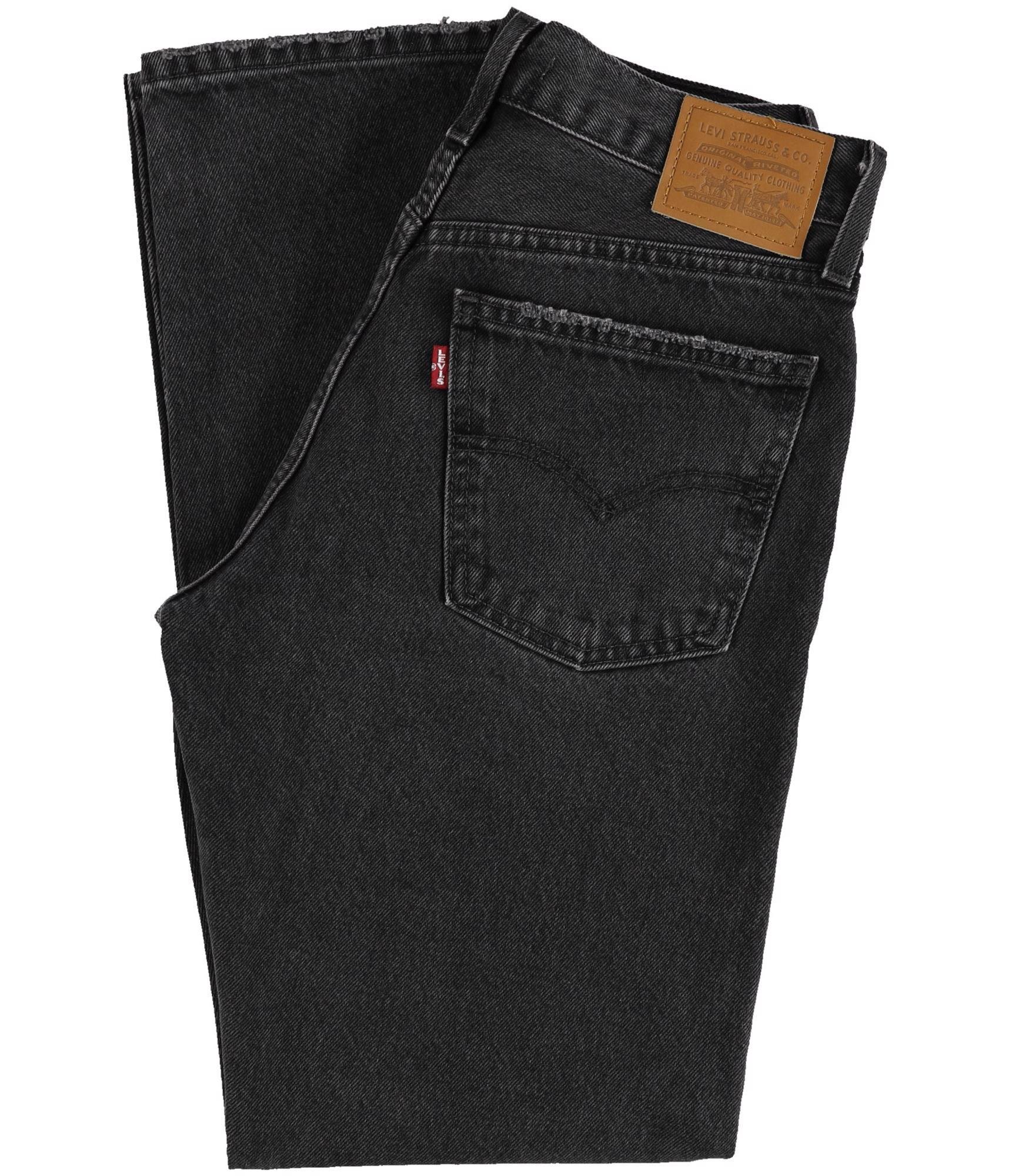 Levi's Womens Premium Middy Straight Leg Jeans, Black, 27 - Imagen 2 de 3