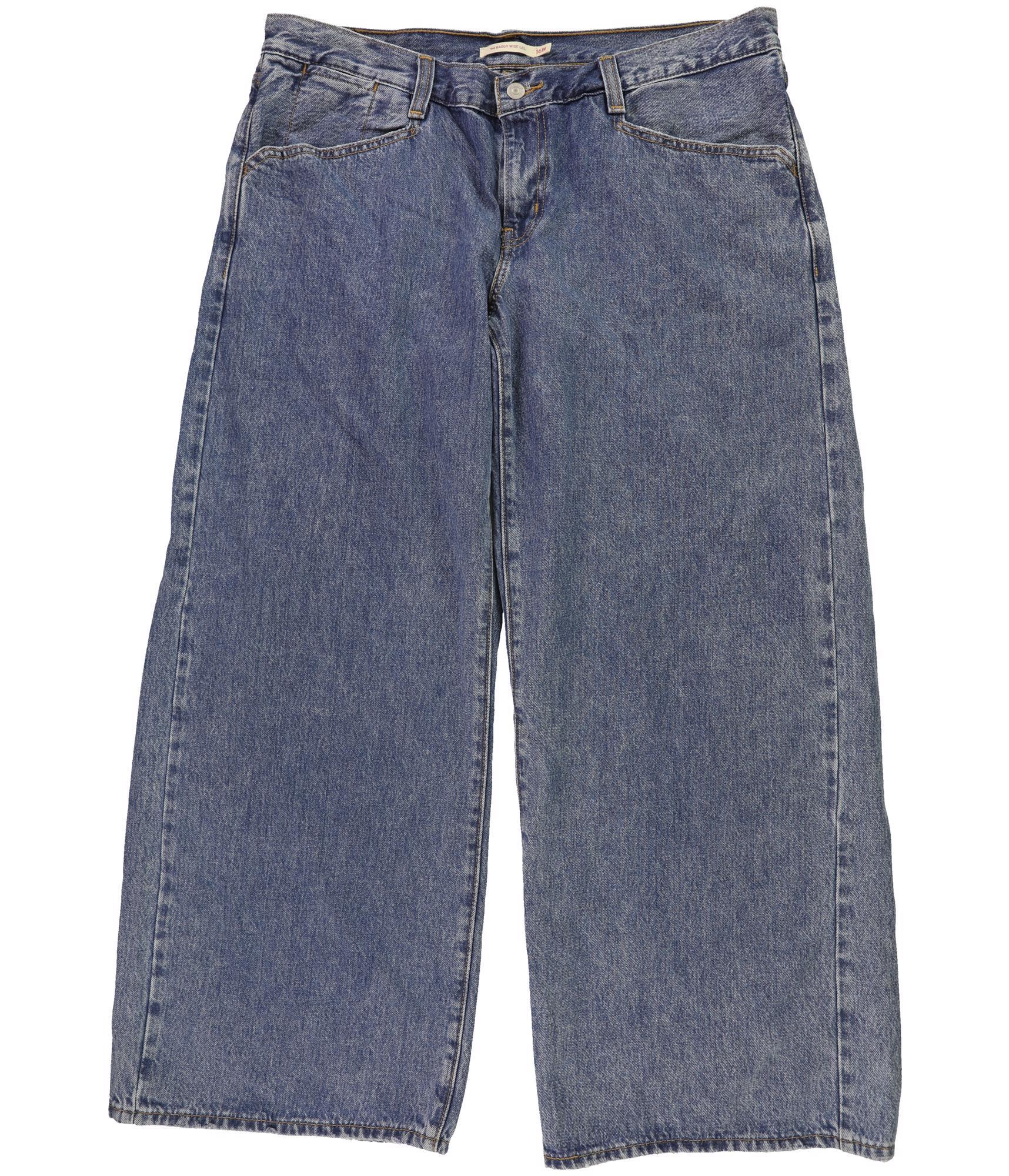 Pantalones de mezclilla holgados de pierna ancha Levi's 94 para mujer