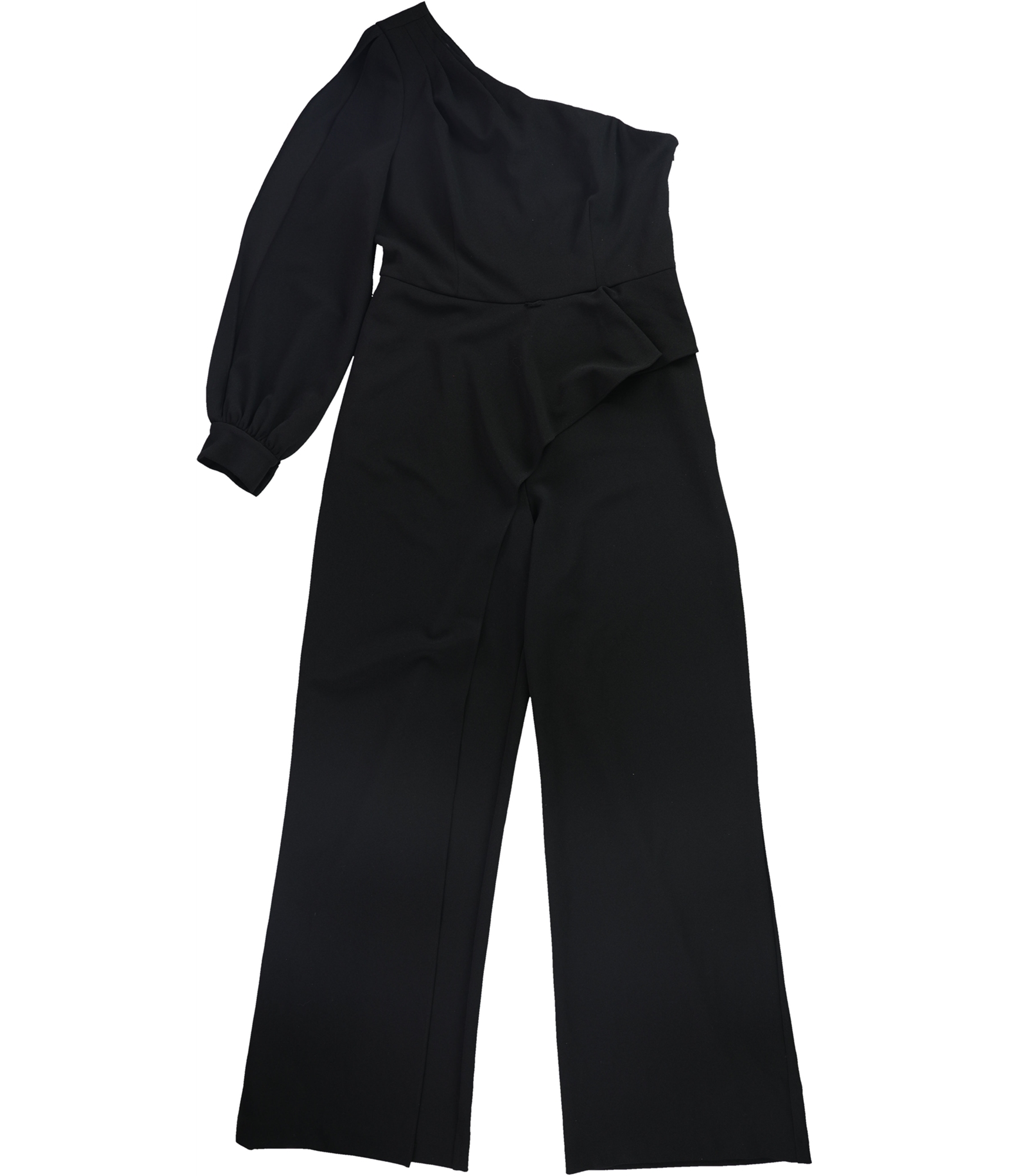 Adrianna Papell Womens Solid Jumpsuit, black, 10