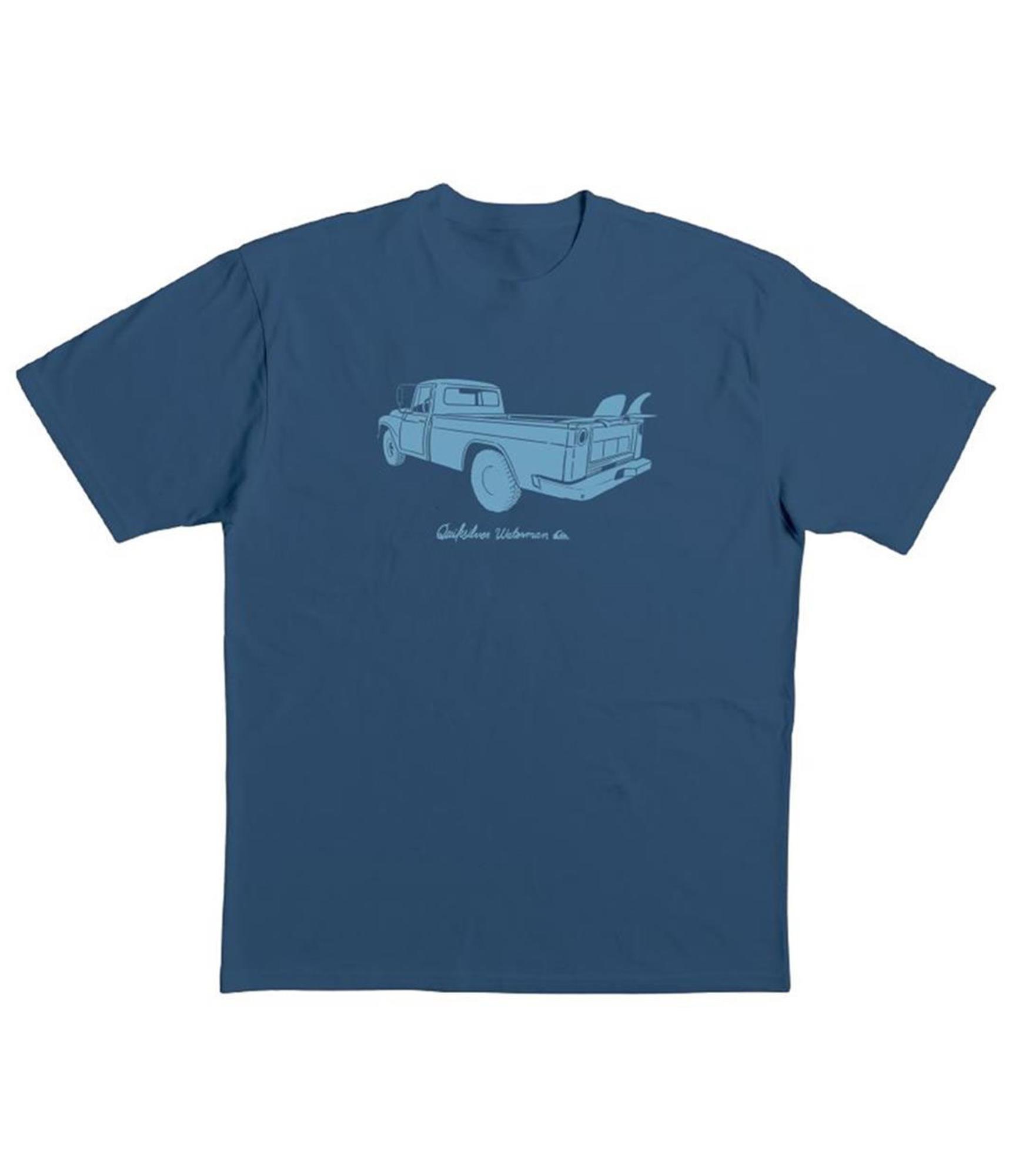 Мужская футболка с рисунком Ensign Blue от Quiksilver, ensignblue, M