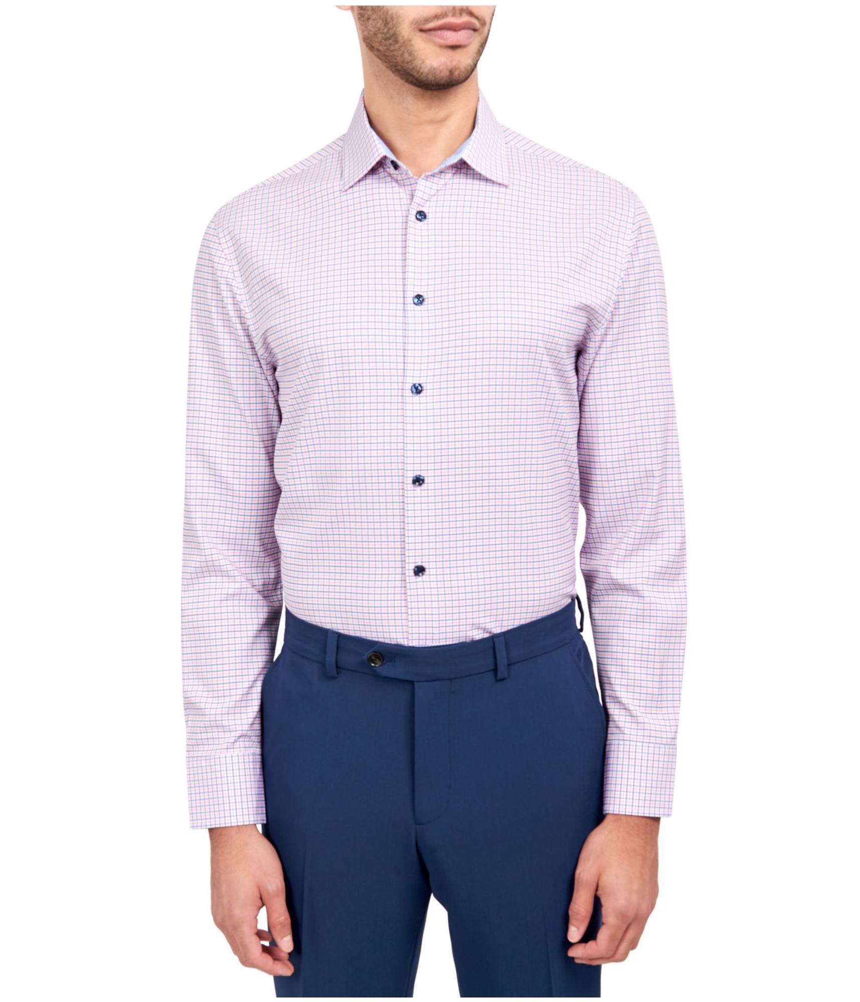 Сконструируйте мужскую тонкую эластичную рубашку на пуговицах Performance Stretch