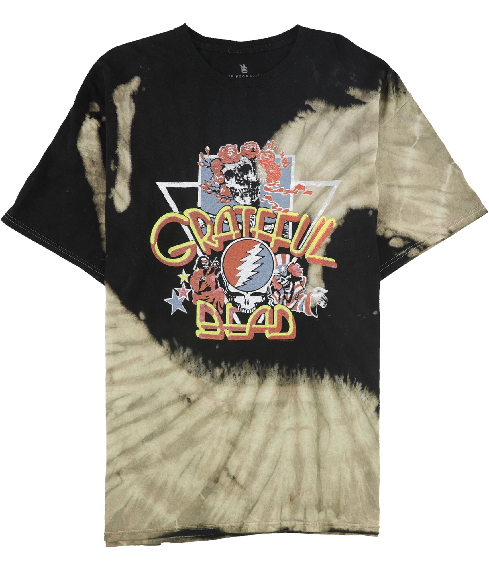 Мужская футболка с изображением Grateful Dead, черная, S