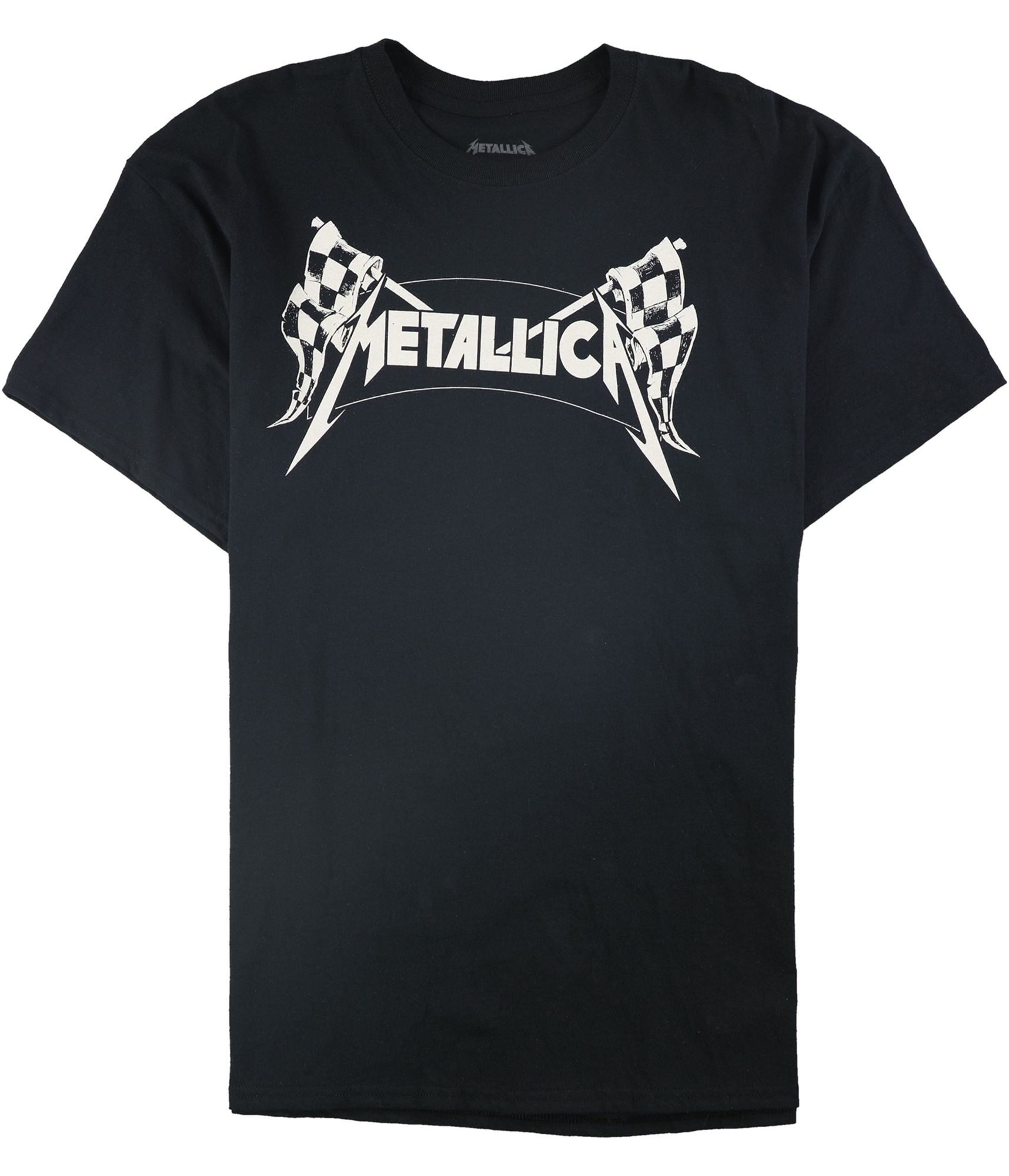 Мужская футболка с изображением флагов Metallica Merch Traffic, черная, M