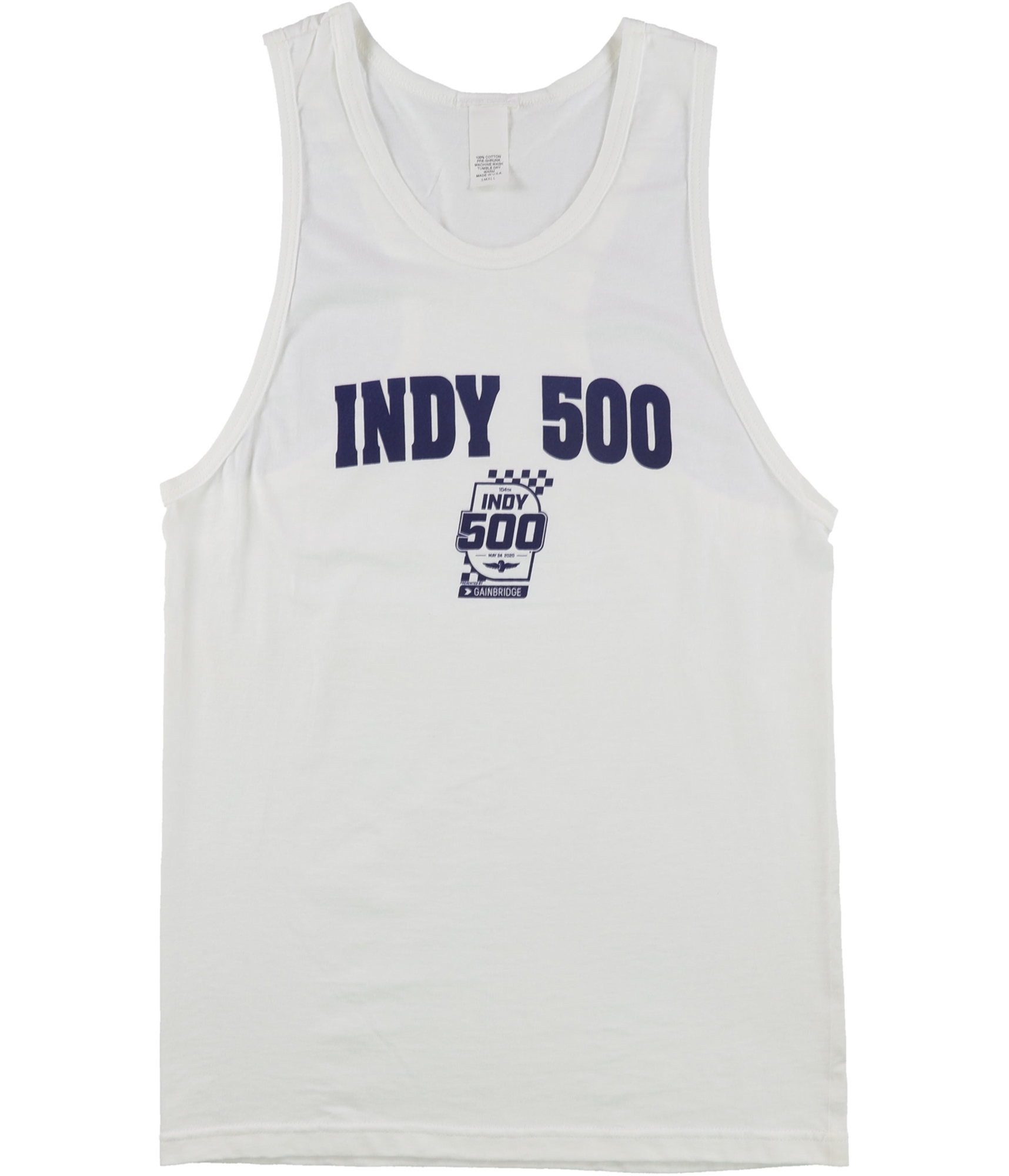 Мужская майка с логотипом Indy 500 белая S 3490₽