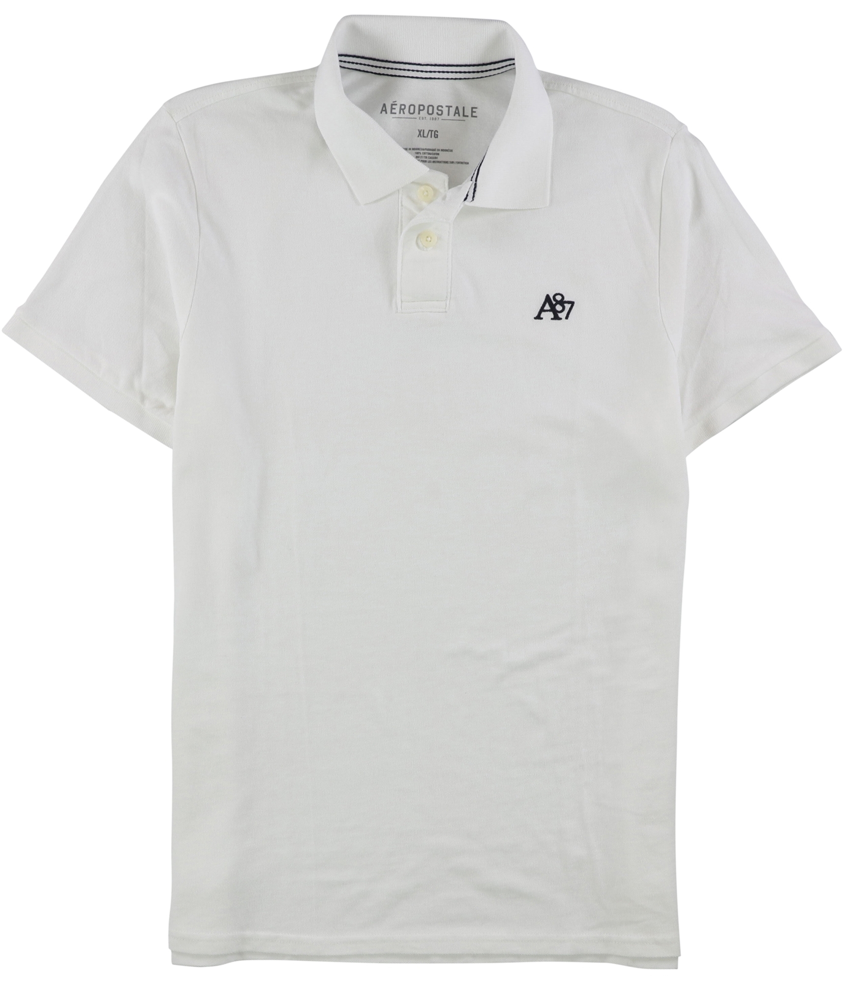 Мужская форменная рубашка поло Aeropostale A87 белая 2XL 897190079406 3490₽