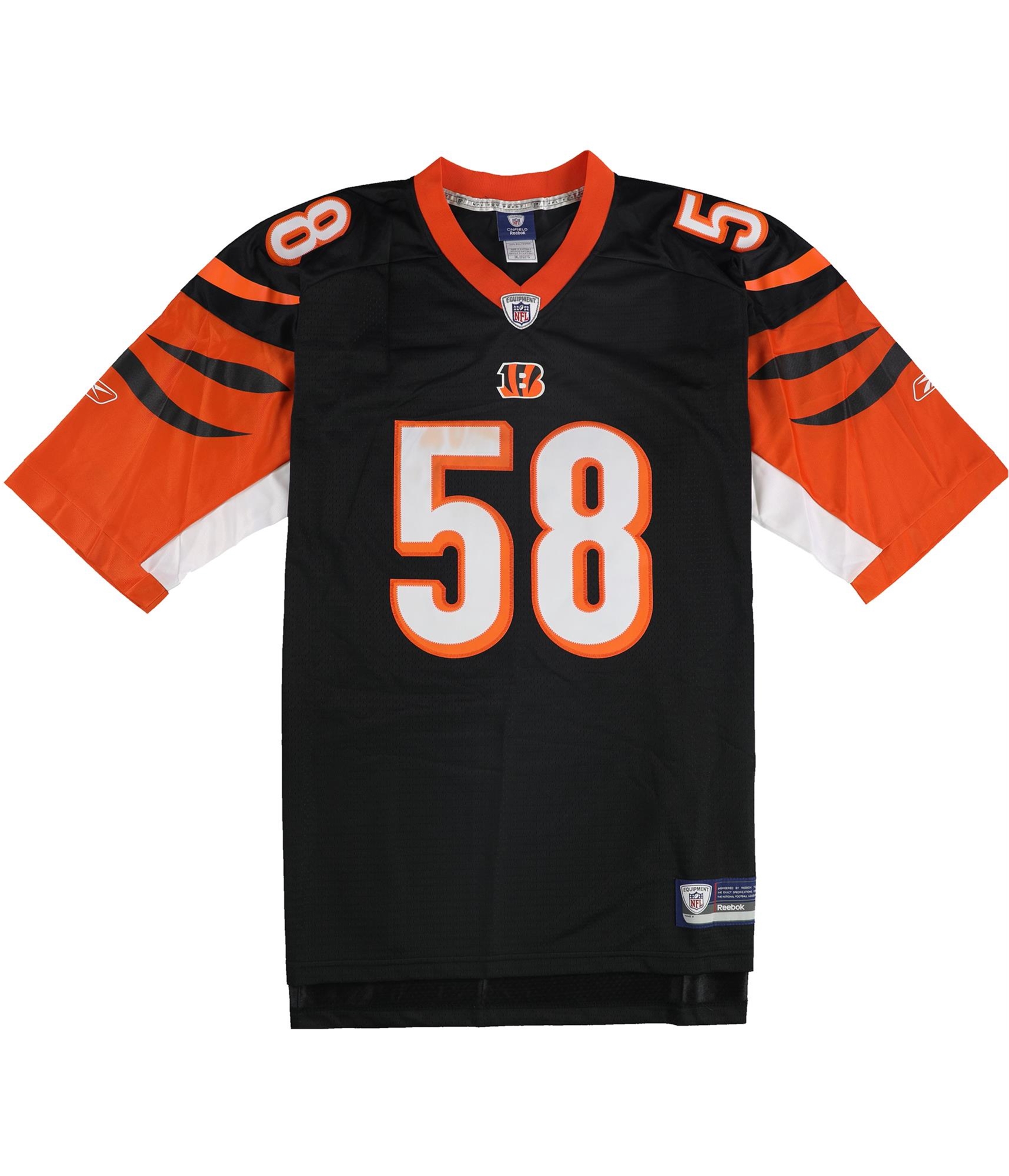 Reebok Hommes Cincinnati Bengals Maualuga #58 Jersey,maualuga58,2XL - Photo 1 sur 2