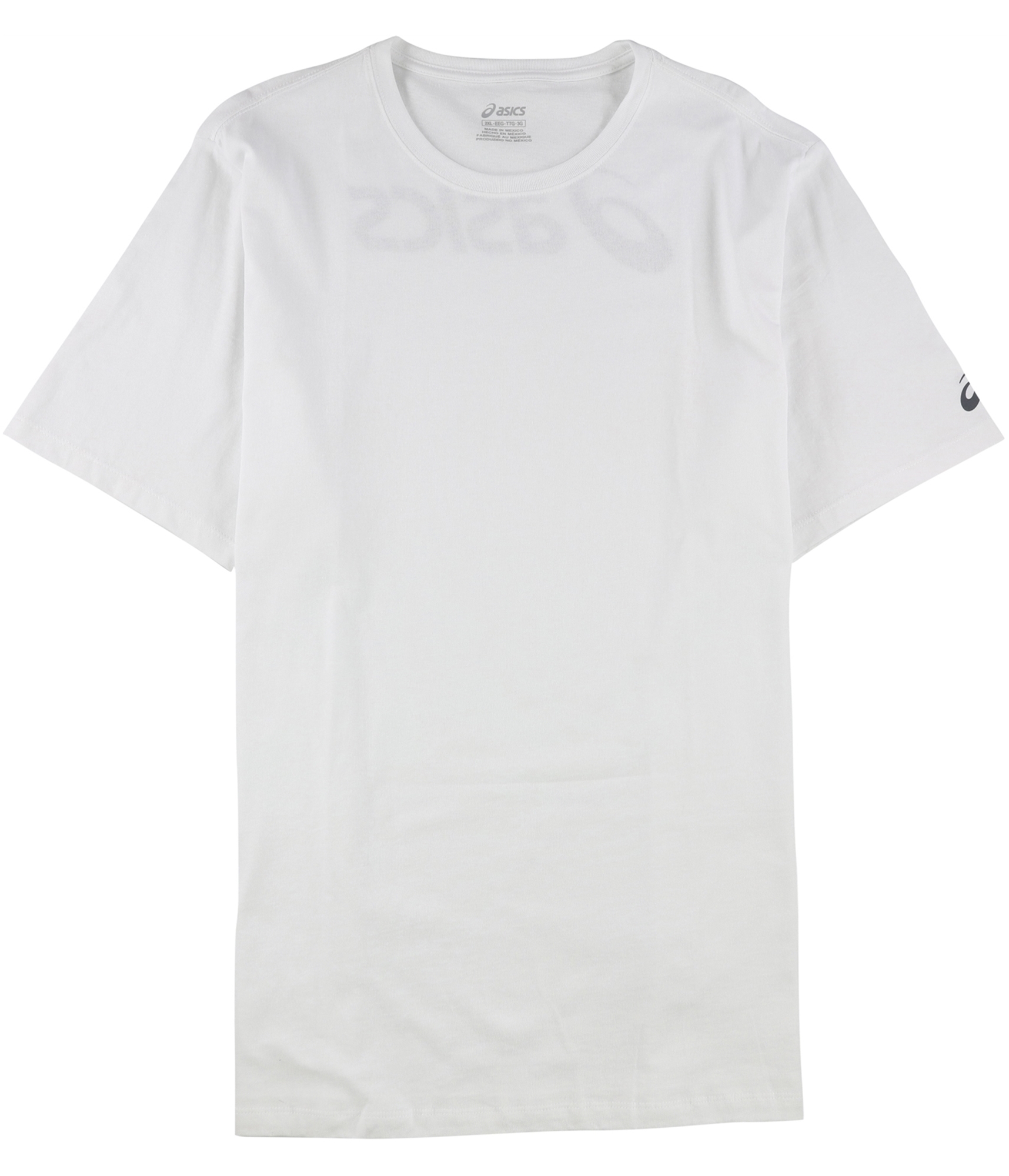 ASICS Mens Logo Basic T-Shirt, white, S