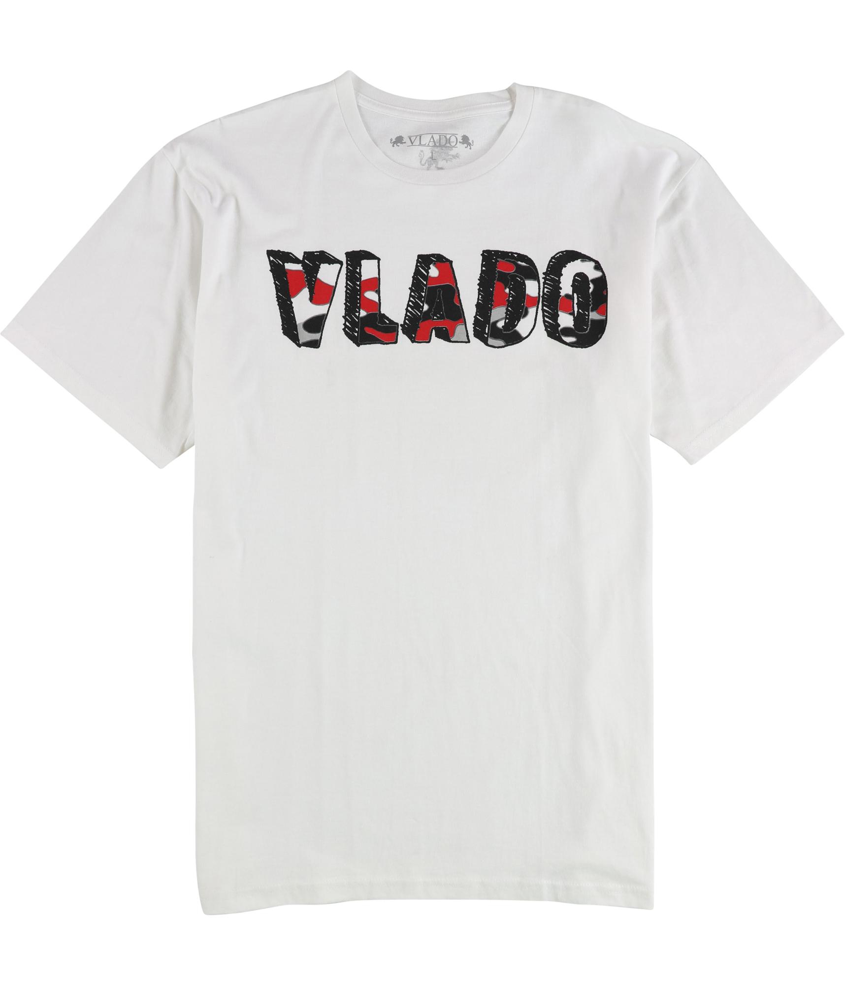 Мужская футболка с 3D-логотипом Vlado, красно-белая, L 897100107149