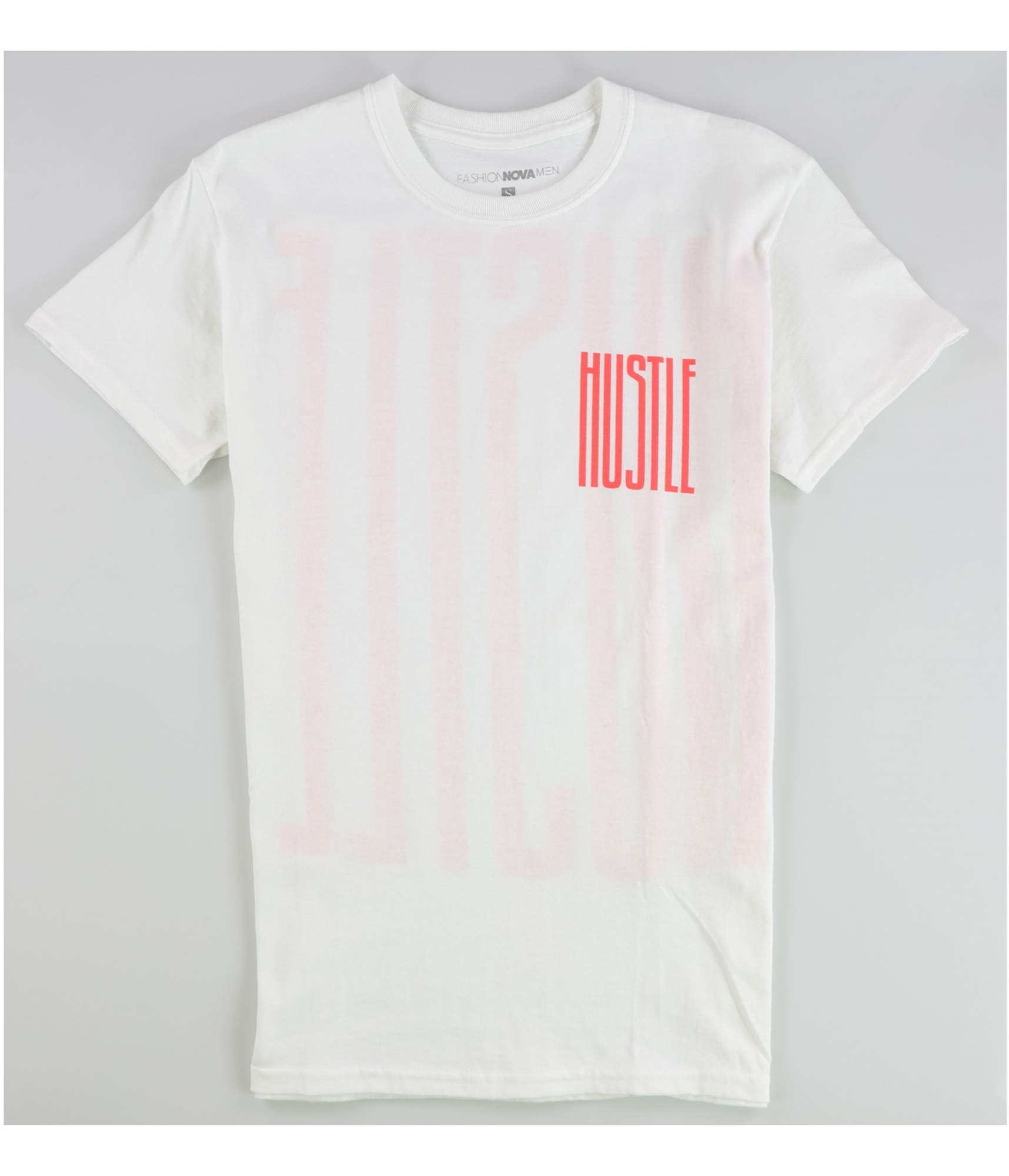 Модная мужская футболка Nova с графическим рисунком Hustle, белая, S