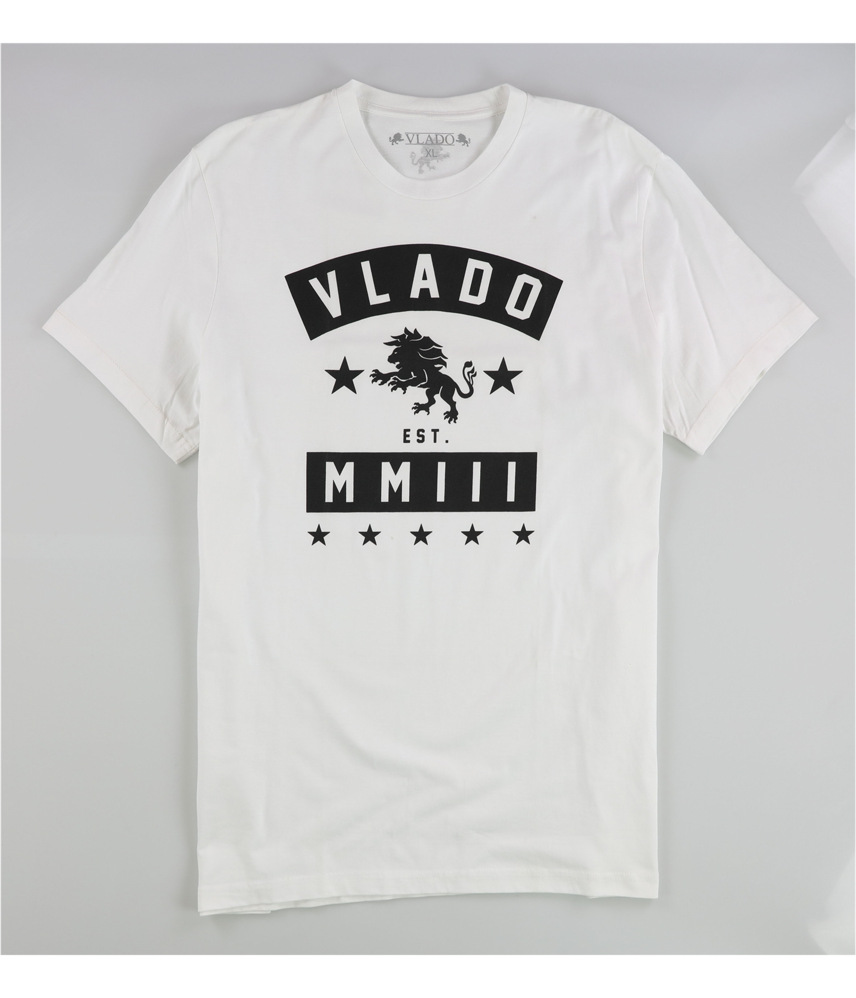 Vlado Mens EST. Футболка с рисунком MMIII, белая, XL