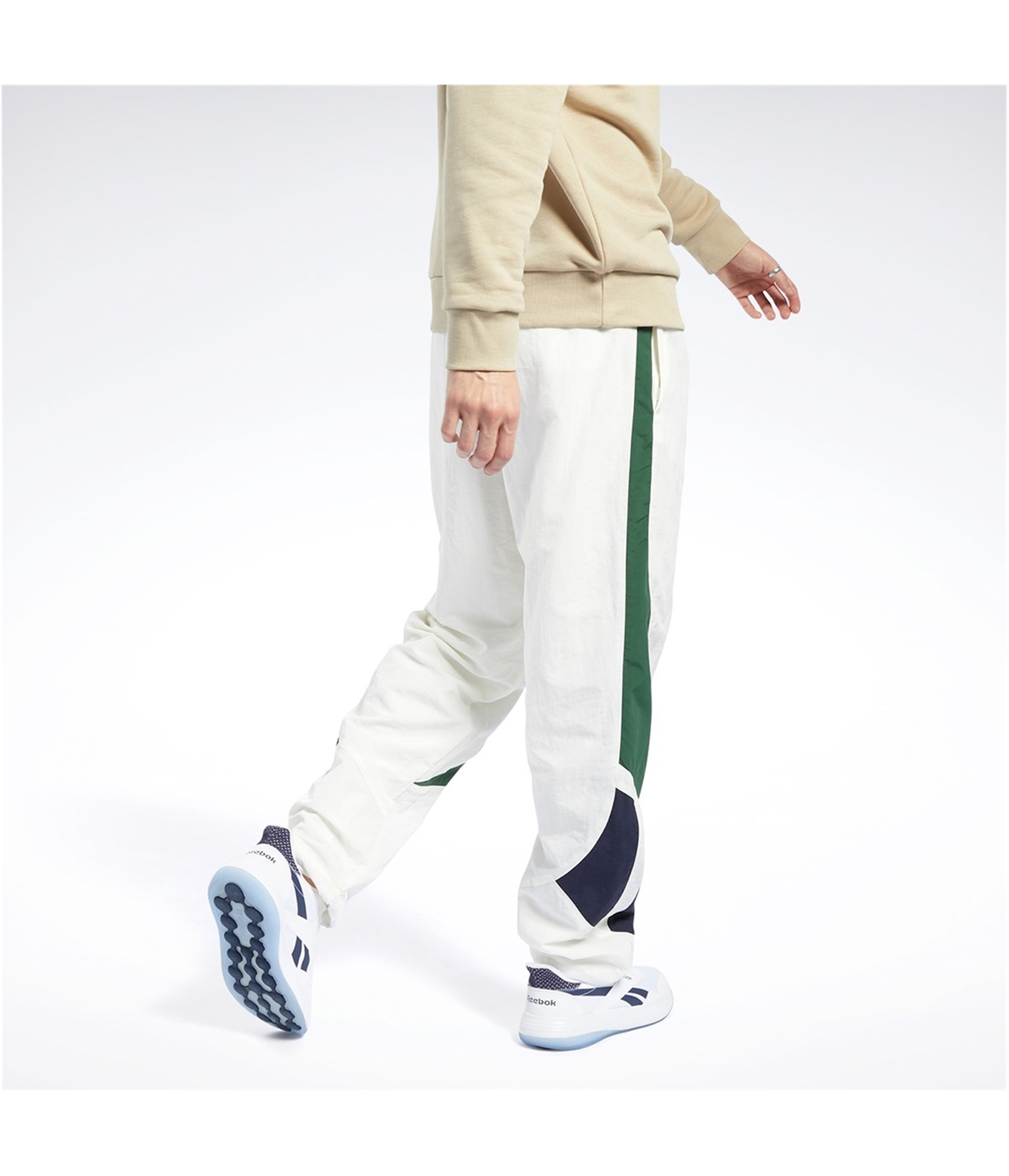 Reebok Mens Twin Vector Athletic Track Pants, chalk, M - Bild 2 von 9