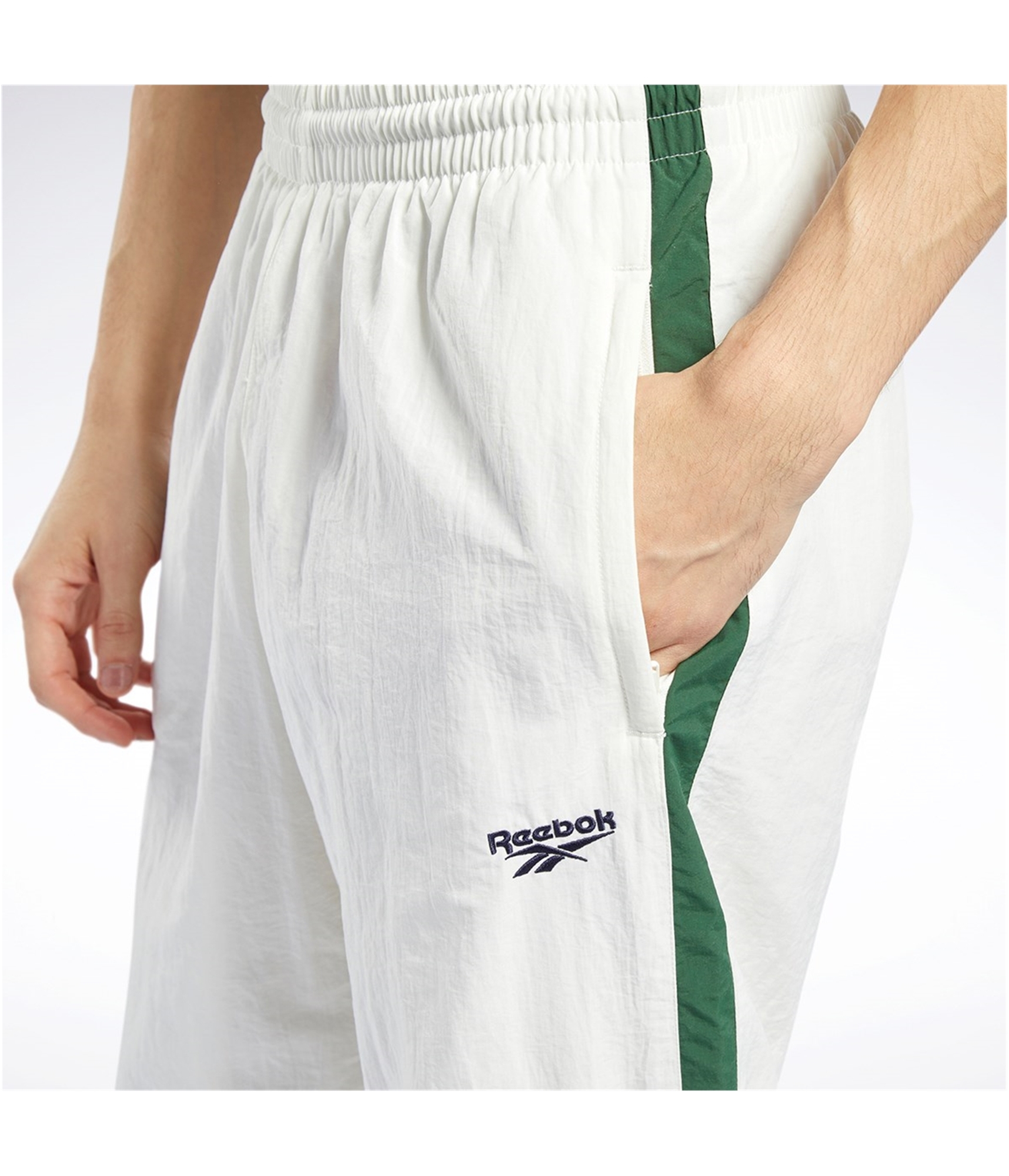 Reebok Mens Twin Vector Athletic Track Pants, chalk, M - Bild 3 von 9