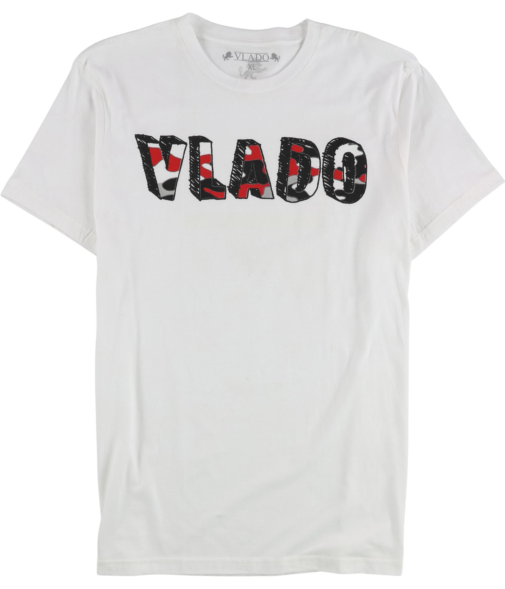 Мужская футболка с 3D-логотипом Vlado, белая, XL