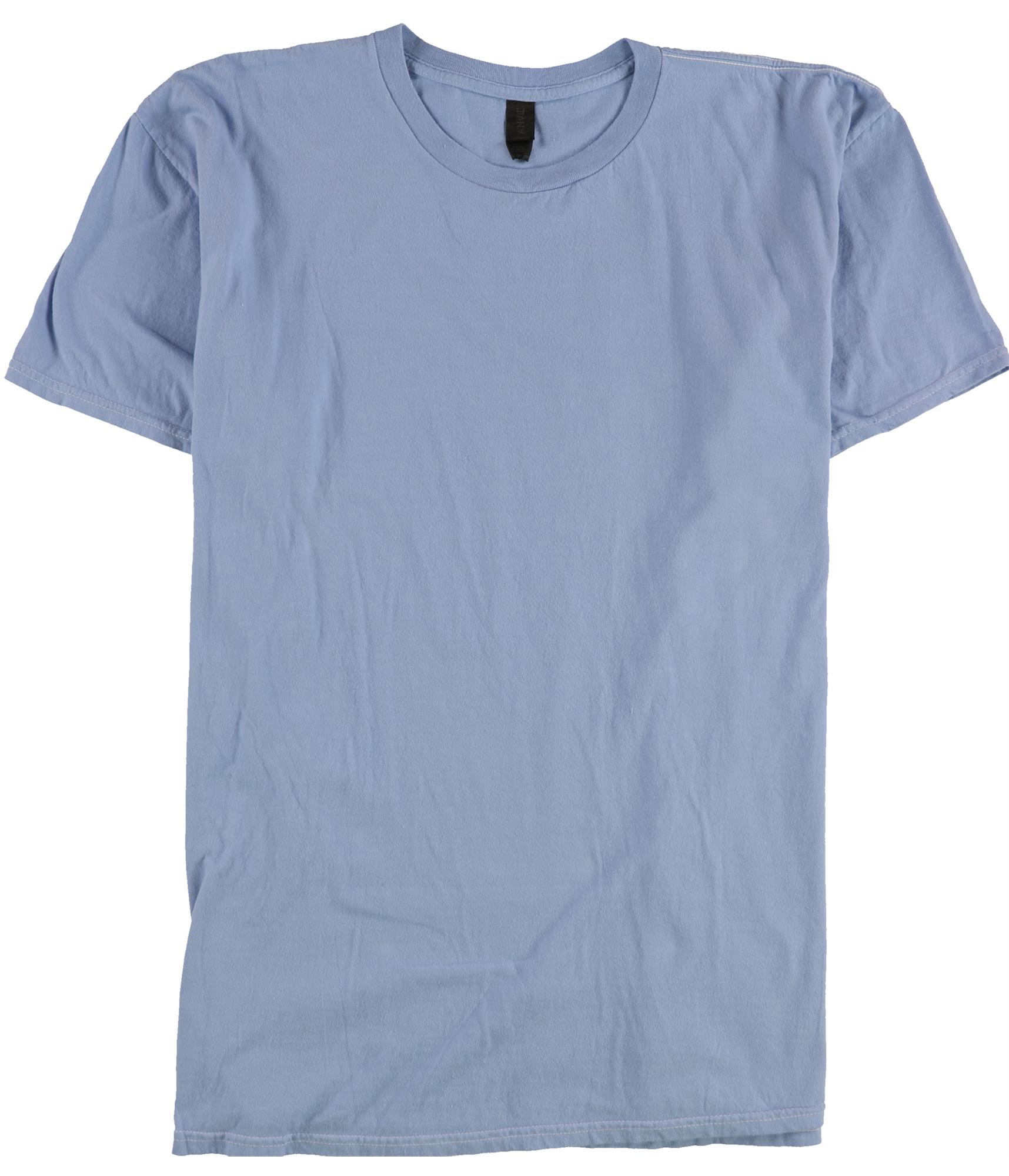 Мужская футболка с изображением розовых тигров Anvil на спине, ltblue, 2XL