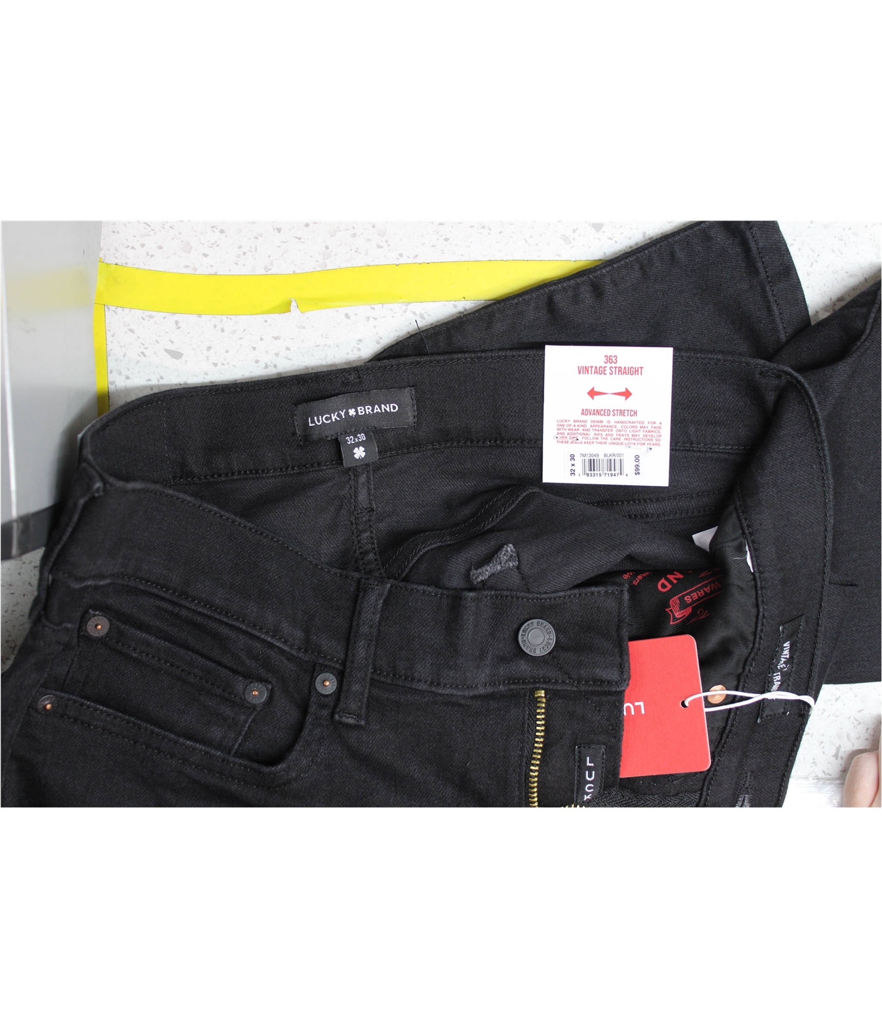 Lucky Brand Mens 363 Vintage Stretch Straight Leg Jeans - Imagen 3 de 6