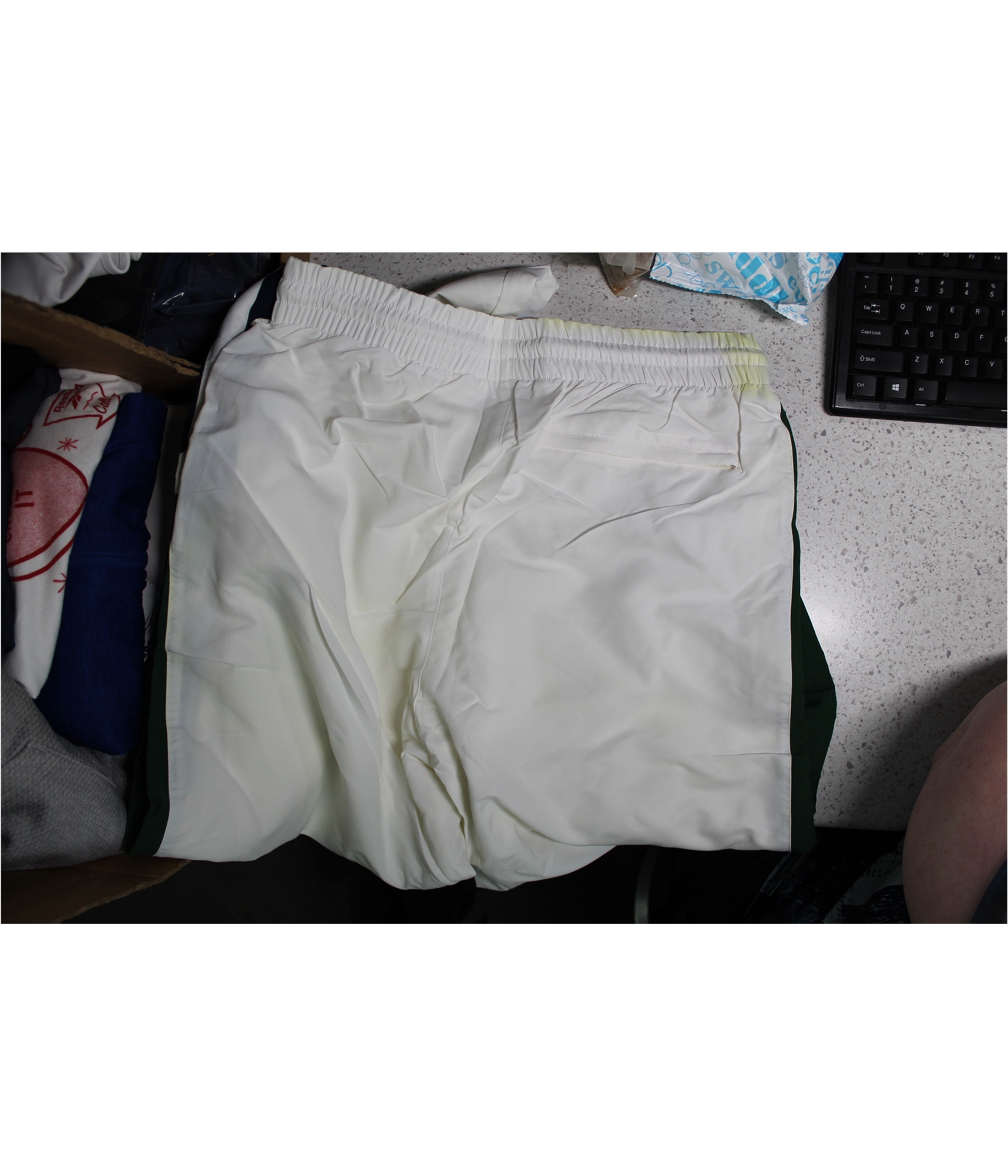 Reebok Mens Twin Vector Athletic Track Pants, chalk, M - Bild 8 von 9