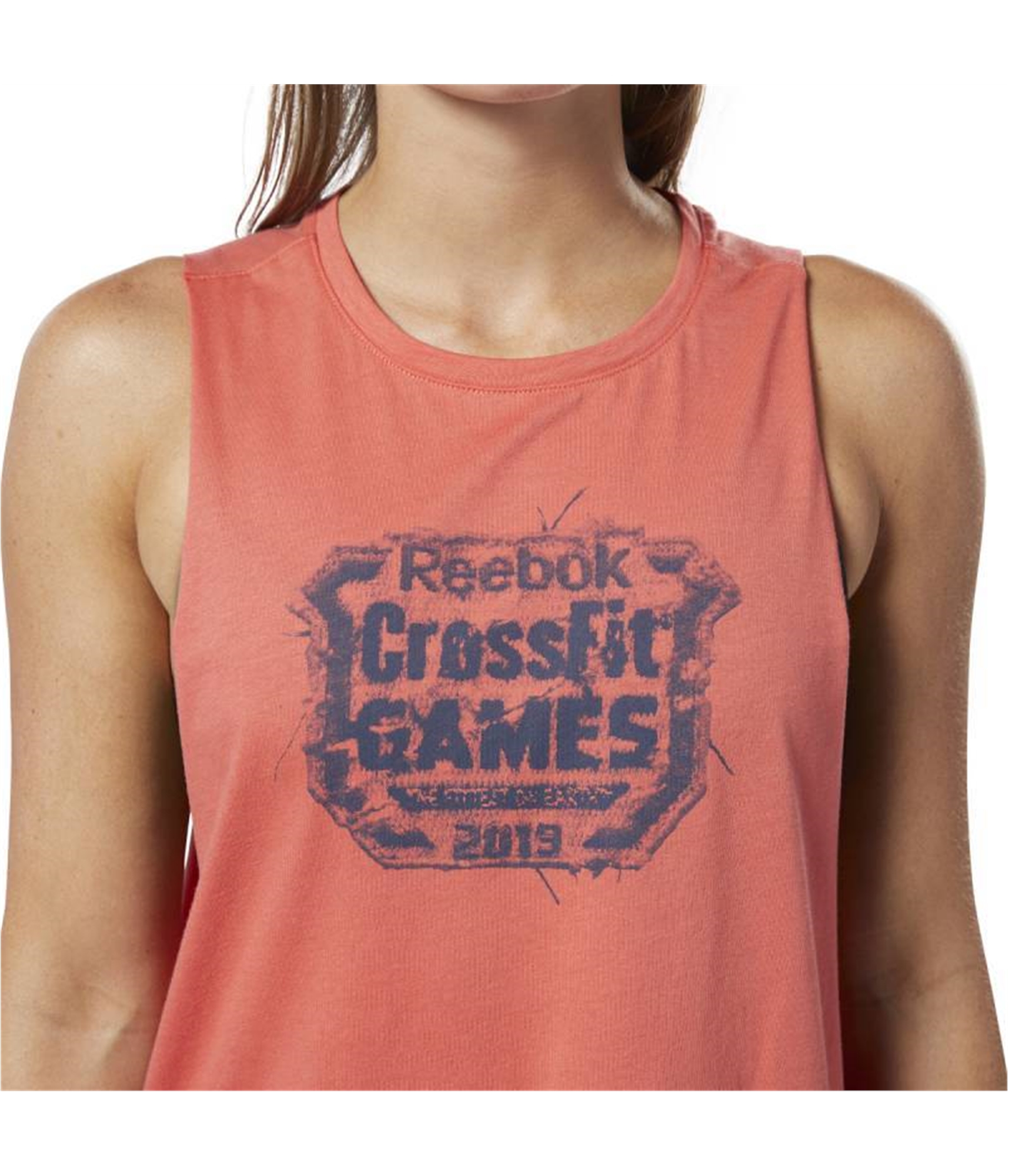 Reebok Womens Distressed CrossFit Games 2019 Muscle Tank Top - Picture 4 of 22